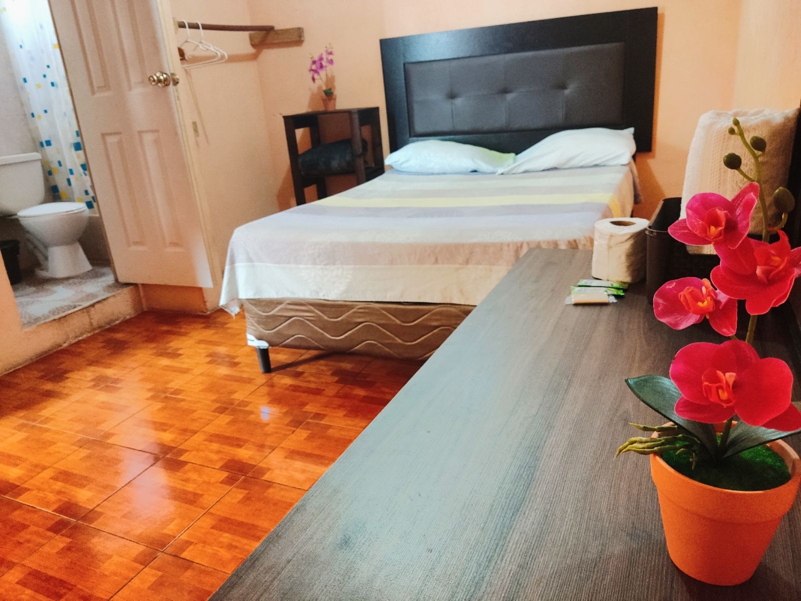 Room with private bathroom