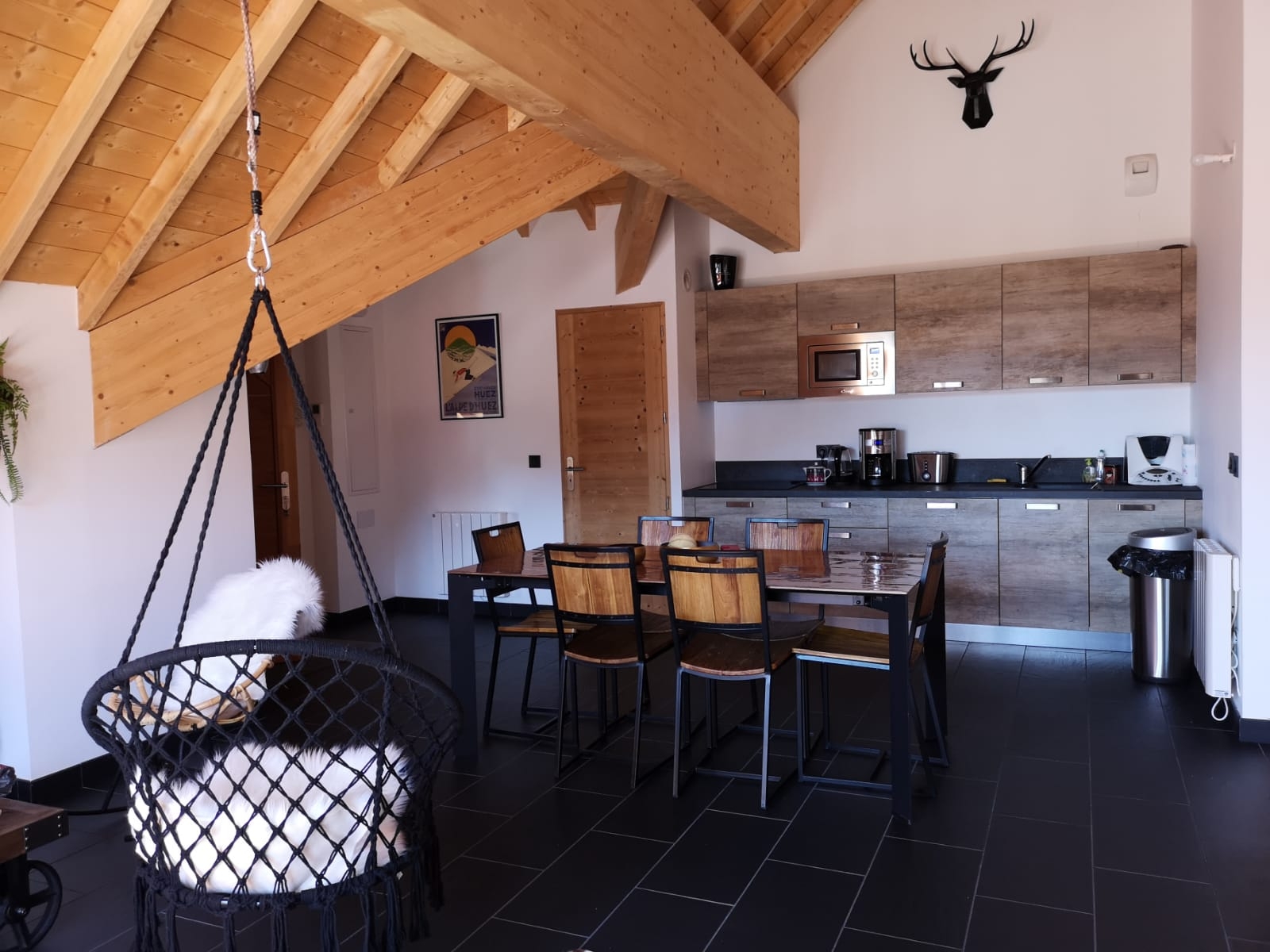 Big apartment with private sauna