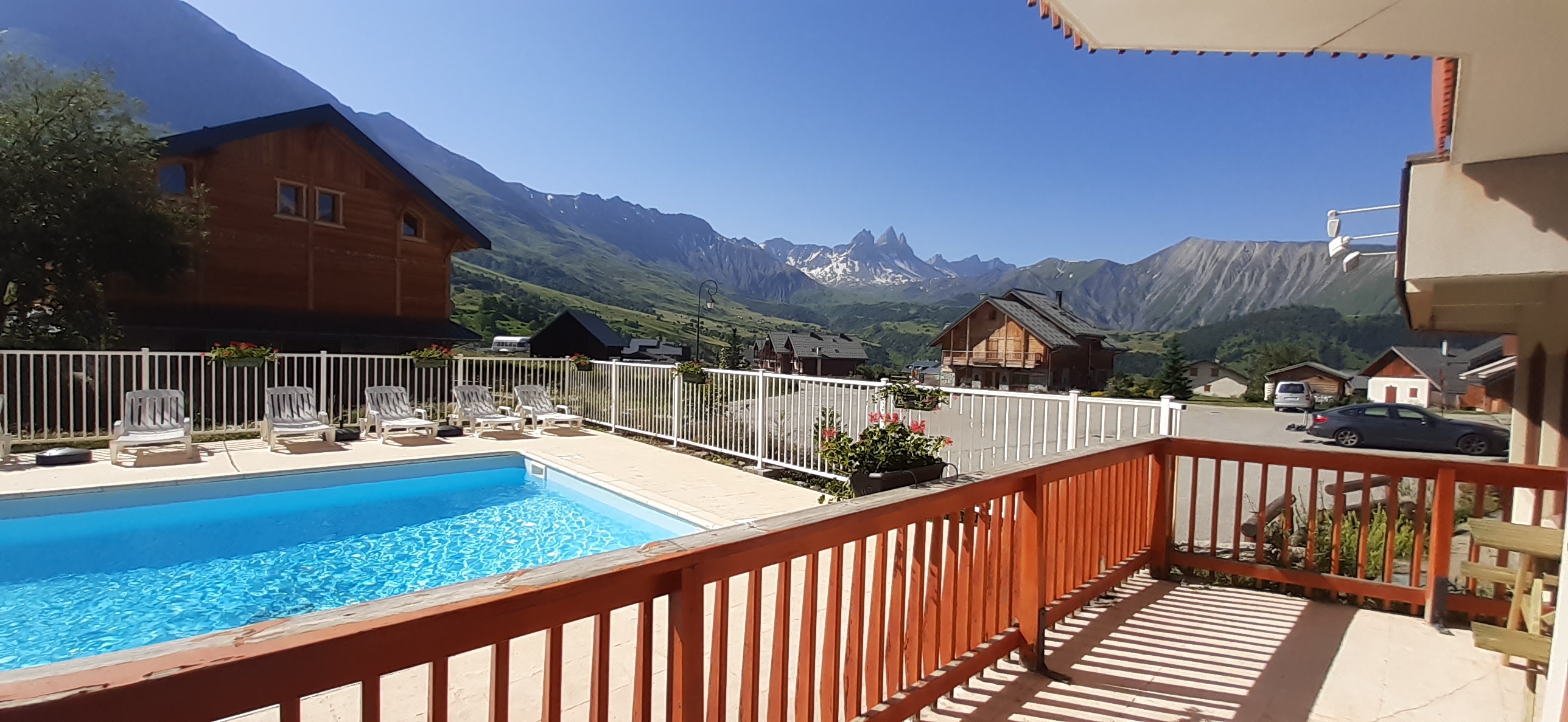 Residence apartment with heated pool