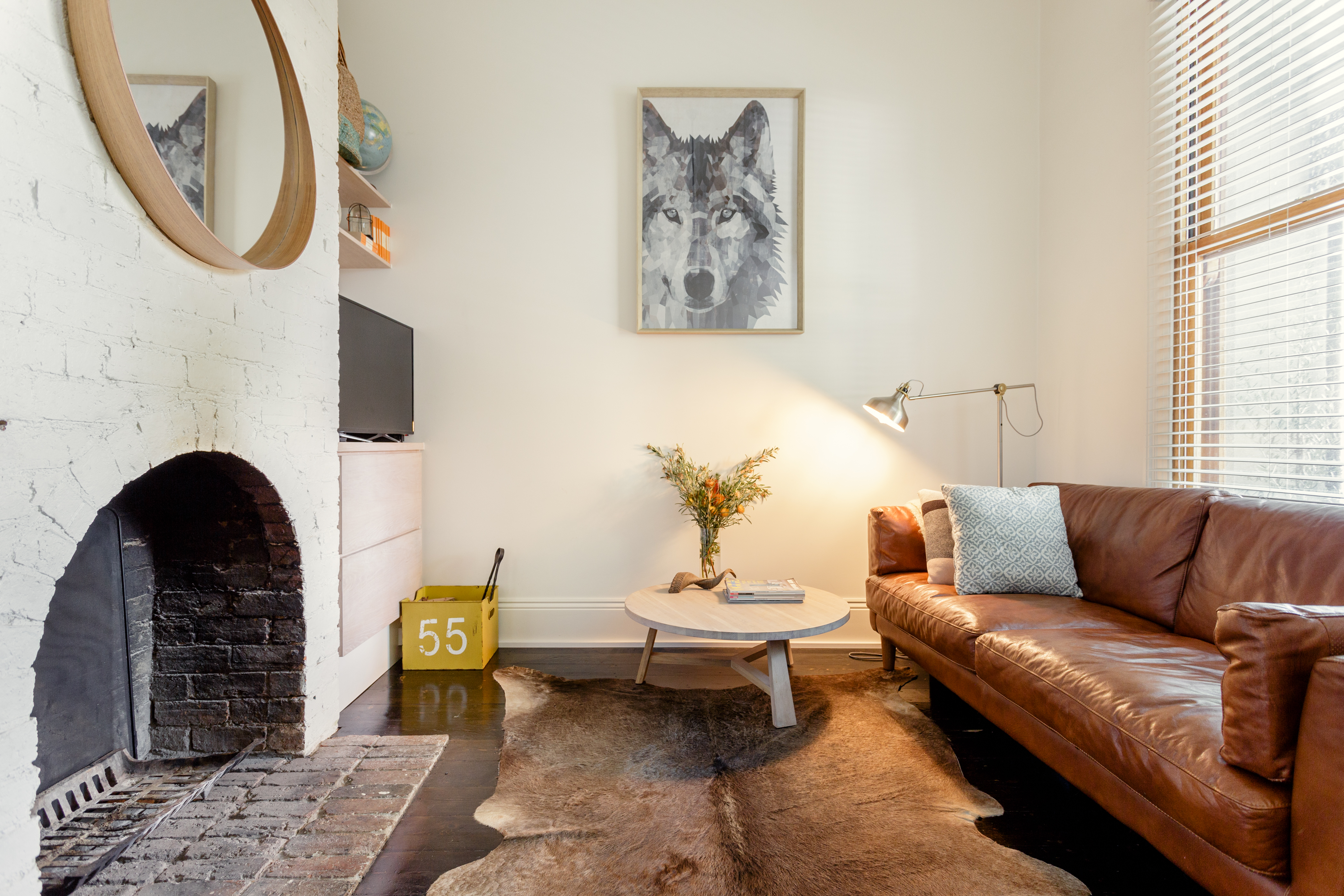 Stylish Central Terrace with Natural Wood Fire in Yarra, Melbourne