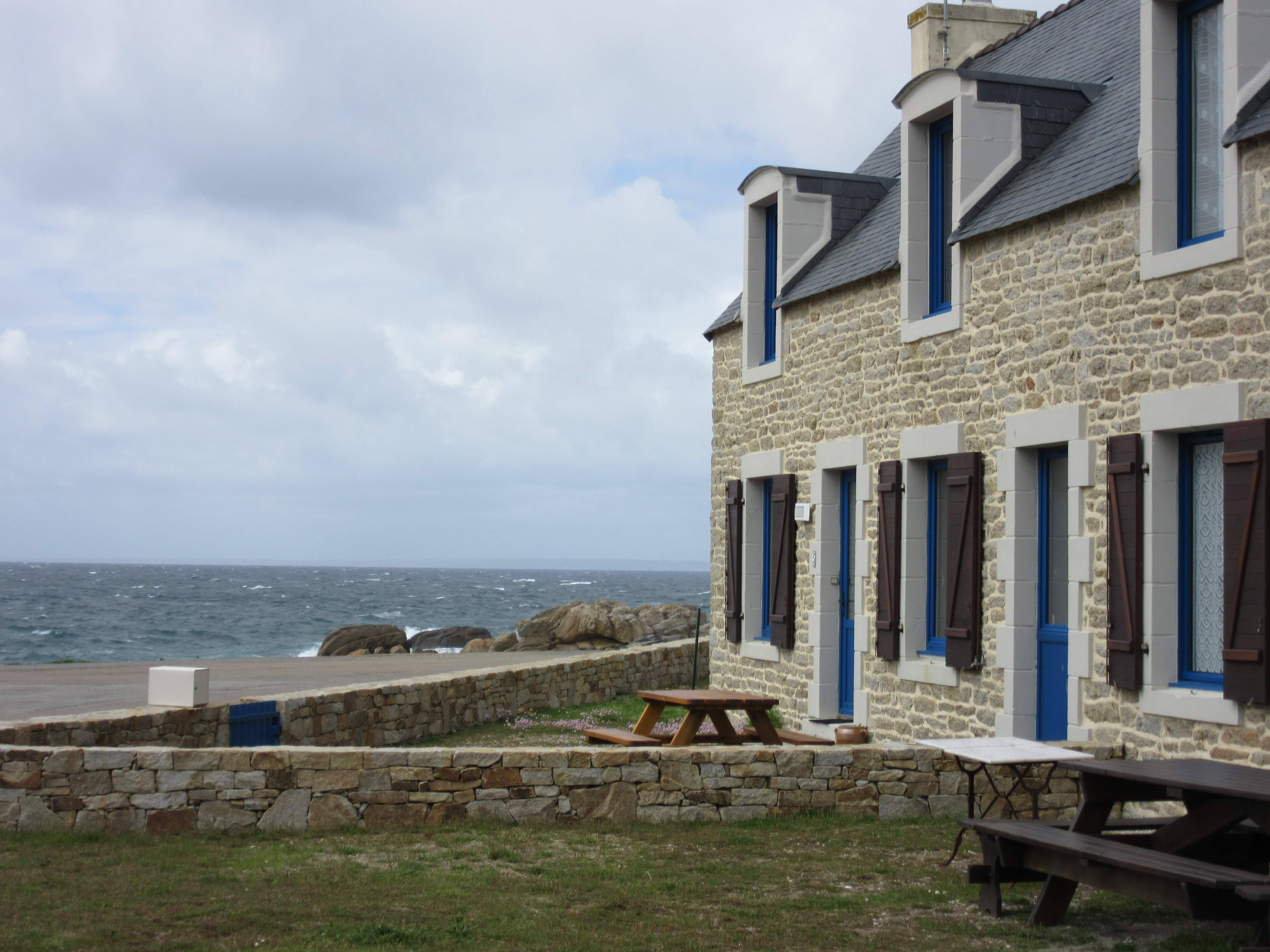 Quiet Ty Fanch on the coastline