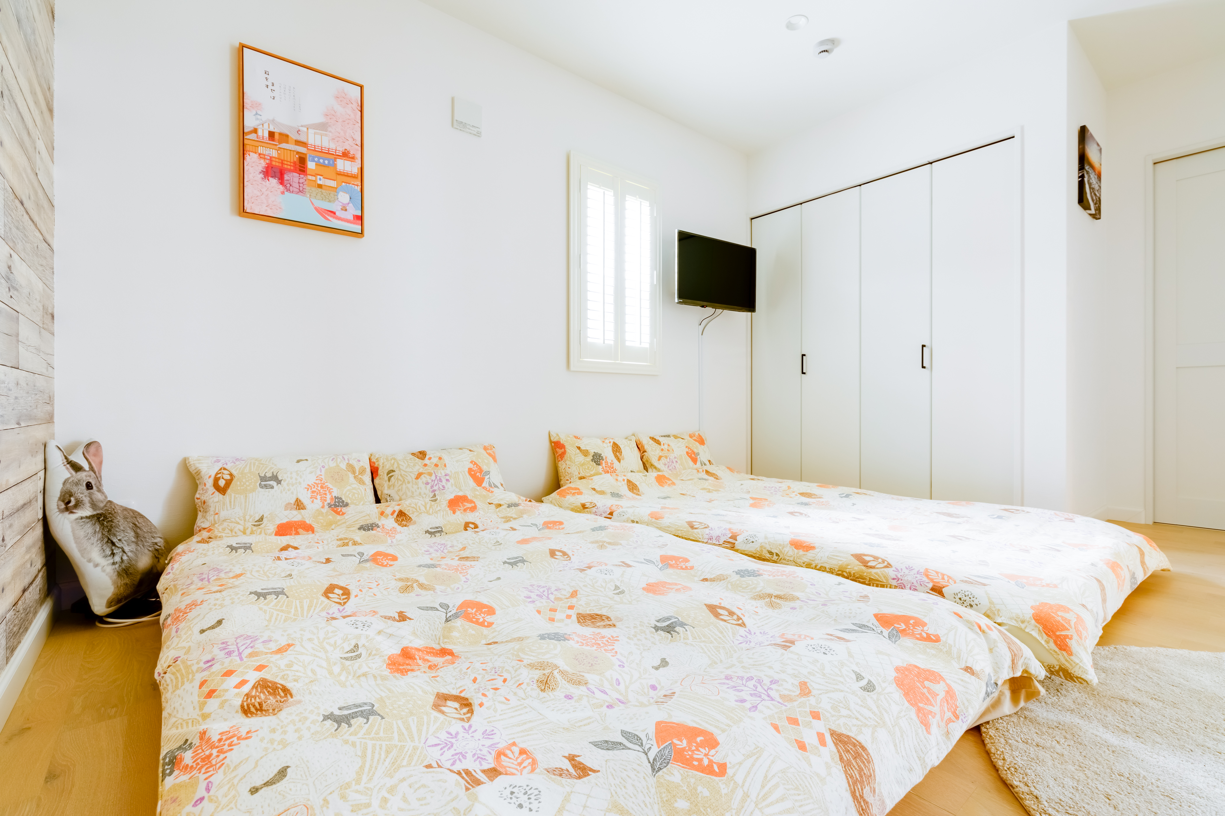 Sunrise Hawaii 202, Hawaiian design, near the station, Namba station, 10 minutes by train, large rooms, business trips,