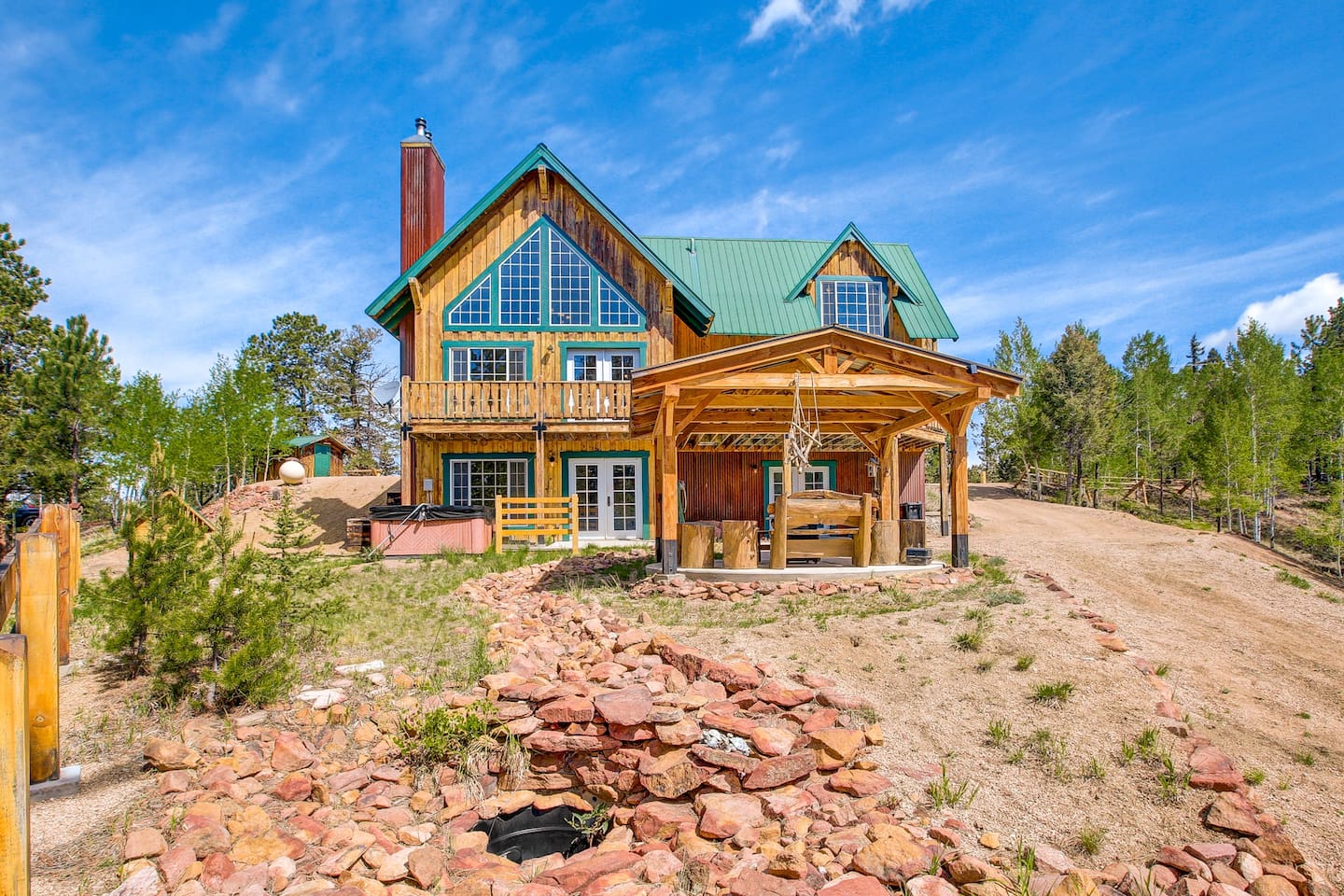 Mountain Chalet in the Woods Cabins for Rent in Divide, Colorado