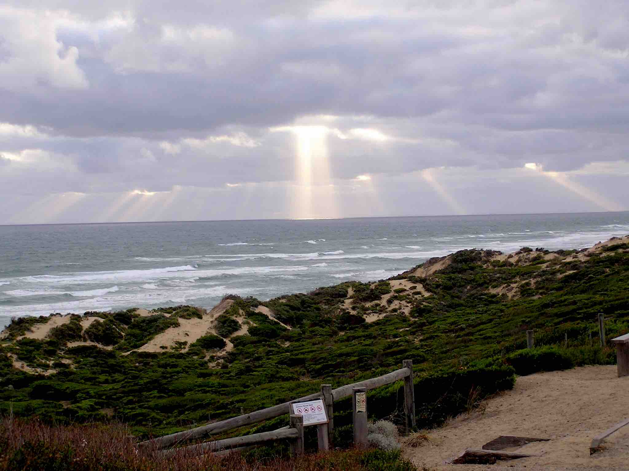 Peace & quiet between the dunes & the golf course in Point Nepean, Mornington Peninsula