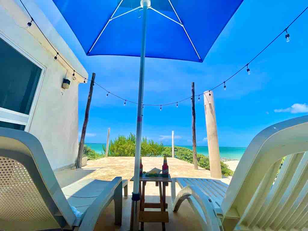 Oceanfront home full of life