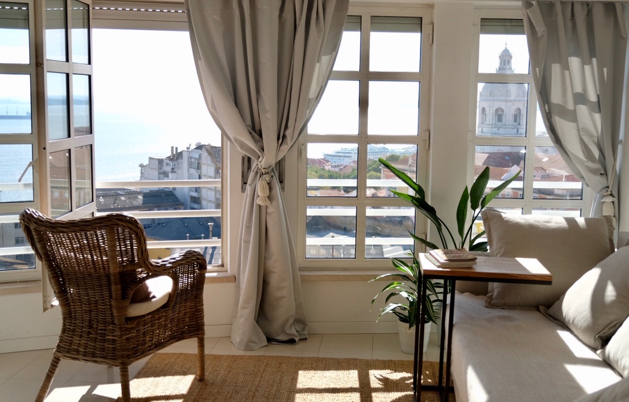 Lisbon sunny sky apartment with amazing views
