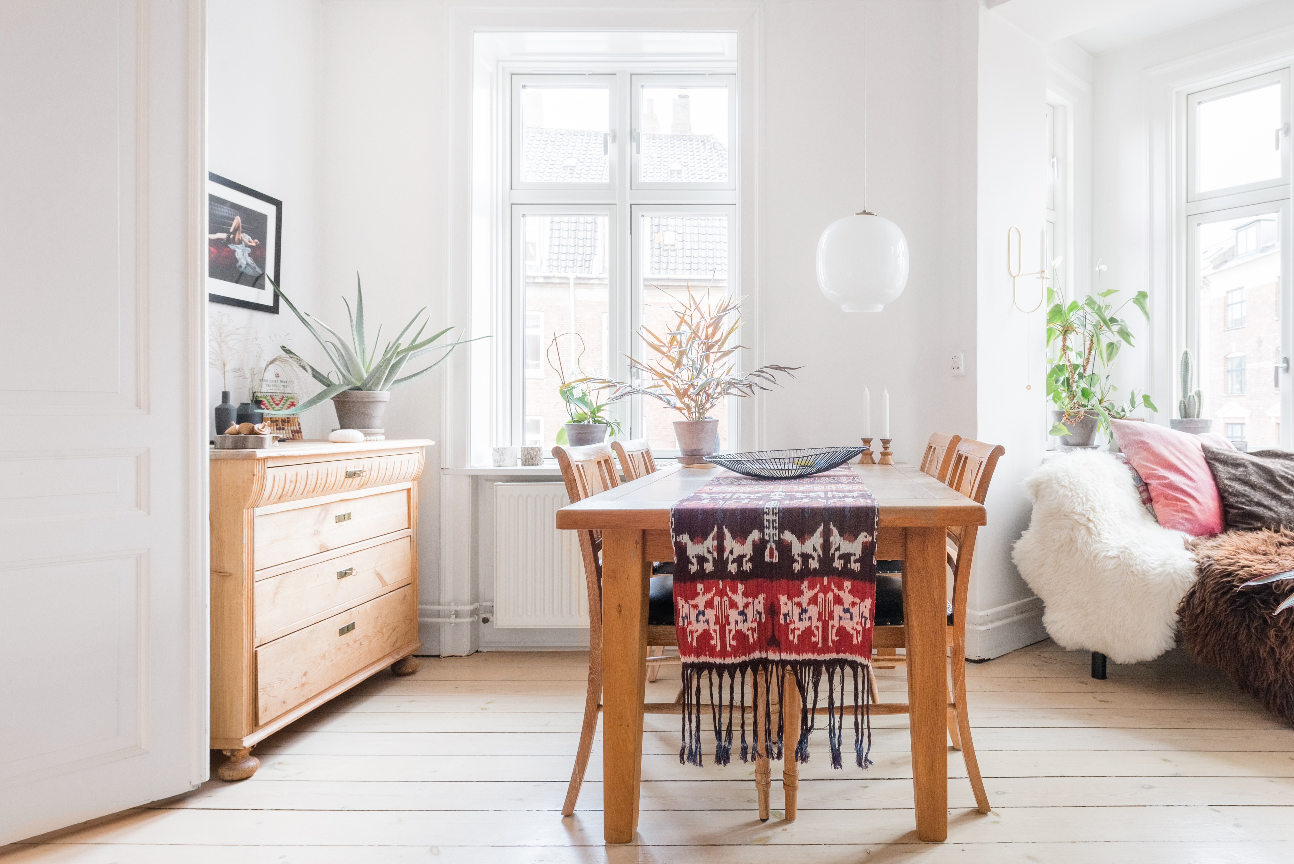 Updated Urban Boho-Chic Apartment in Nrrebro, Copenhagen