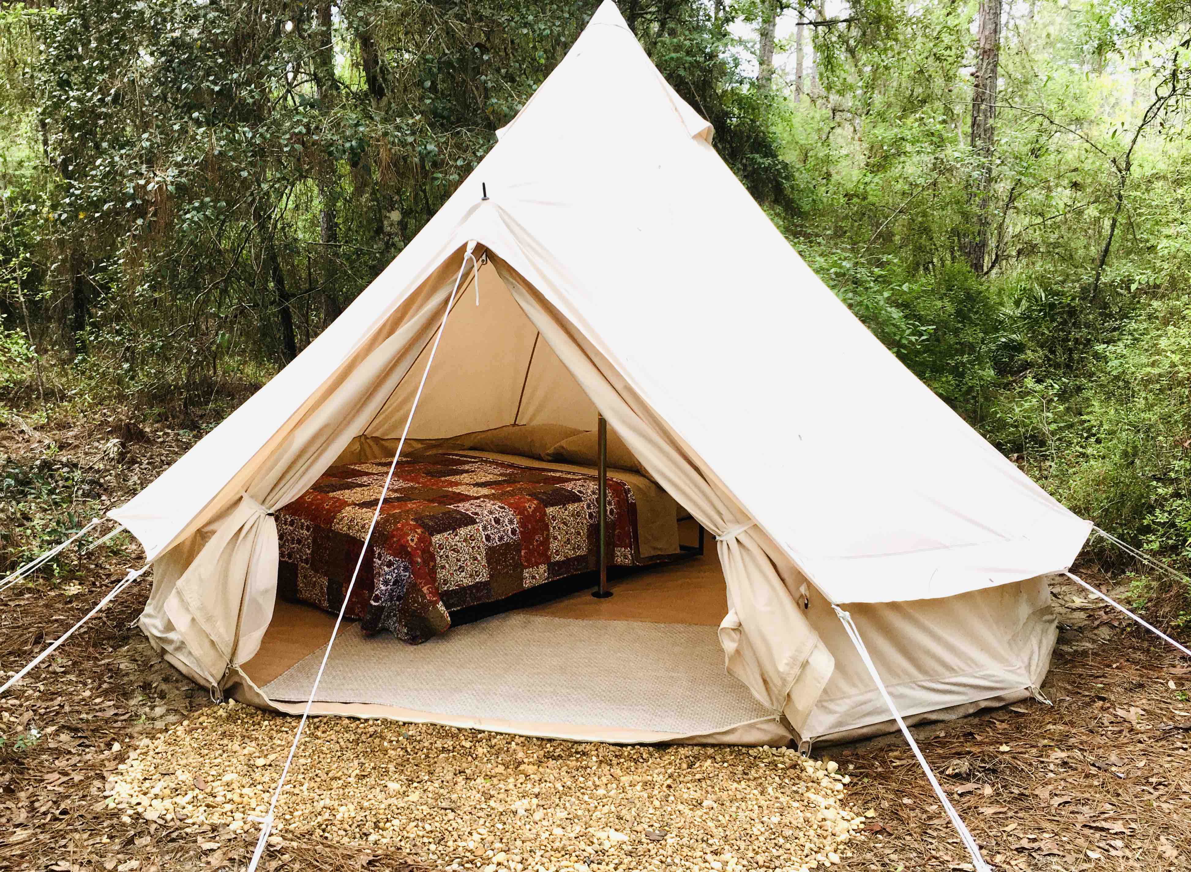 Pabellón en el Campamento 21 del río Withlacoochee - Yurtas en renta en  Lee, Florida, Estados Unidos - Airbnb