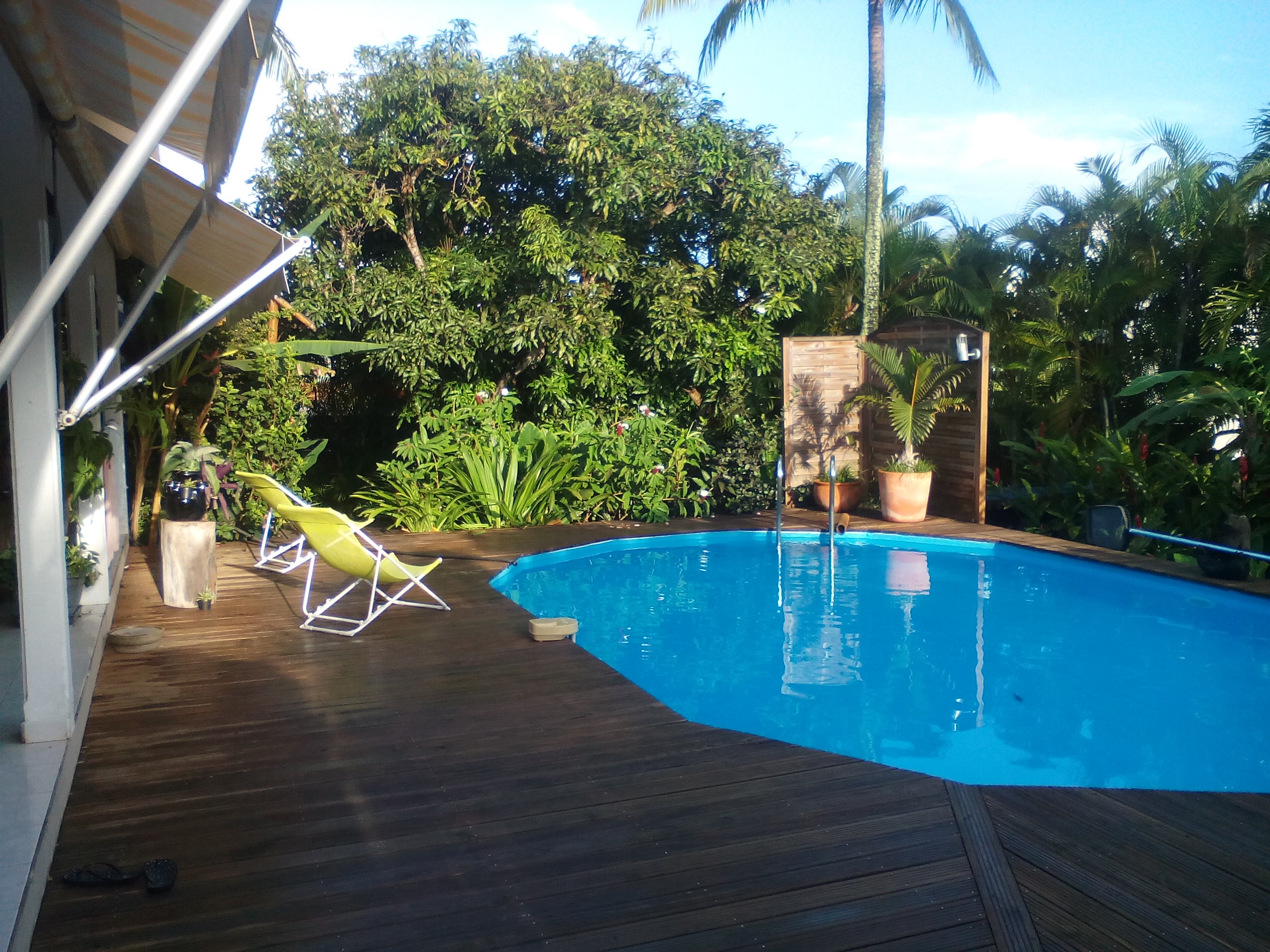 large pool villa between sea rivers mountains