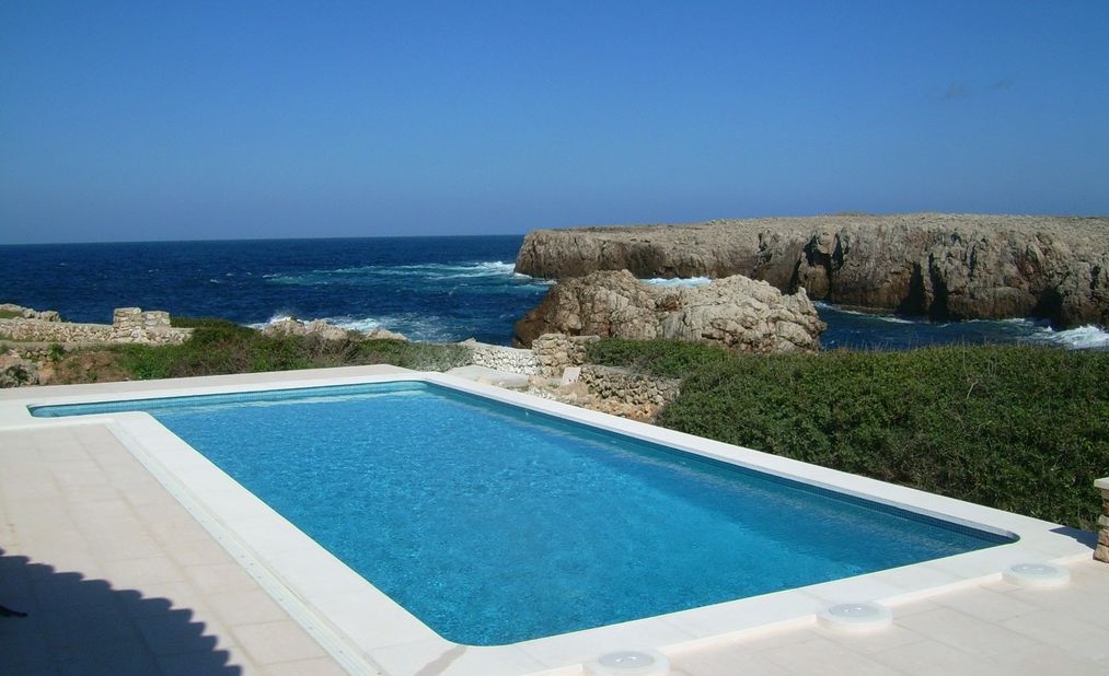 Waterfront house, 180 deg sea views in Es Mercadal, Menorca