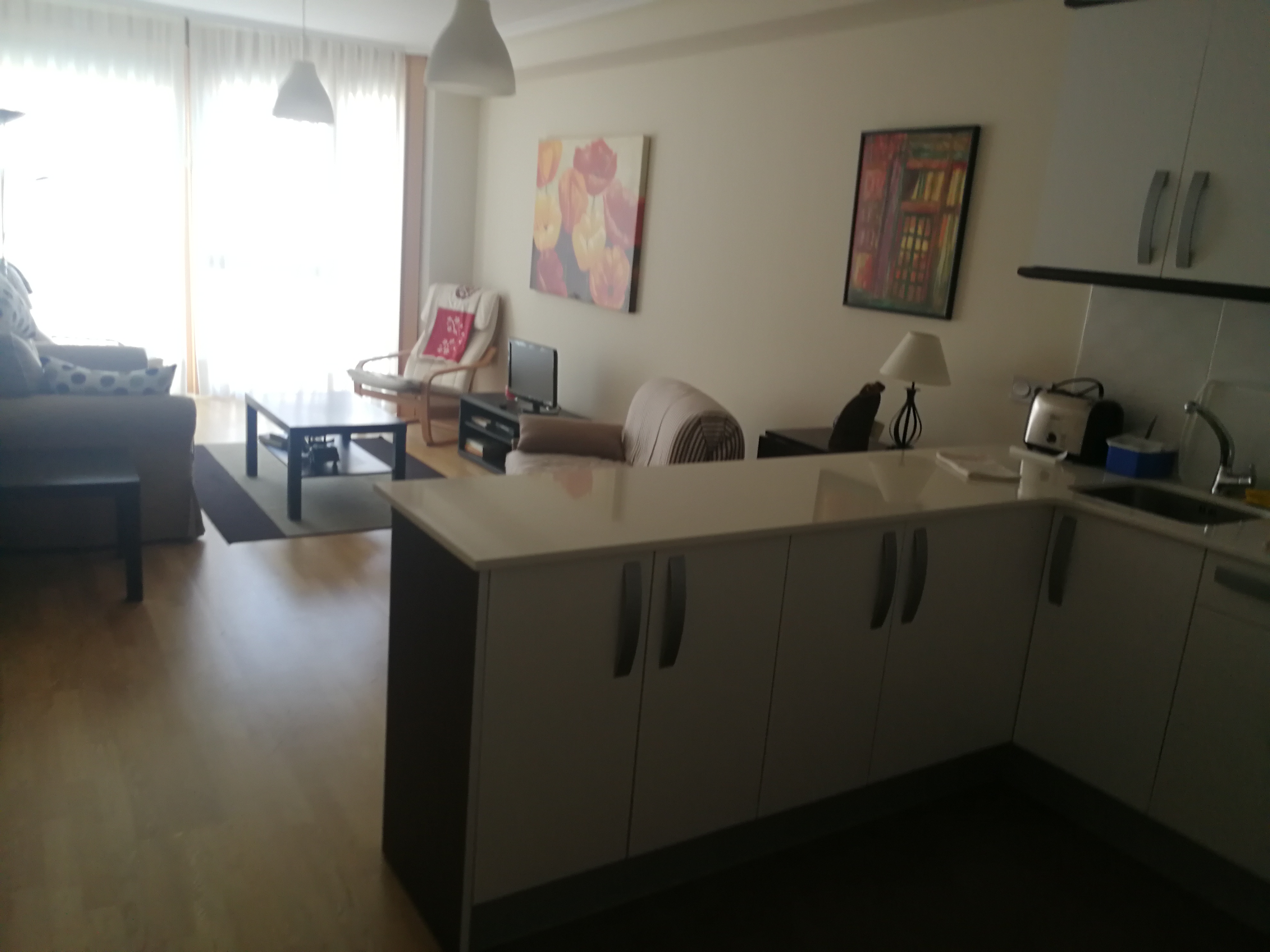 Nice seaside flat.
