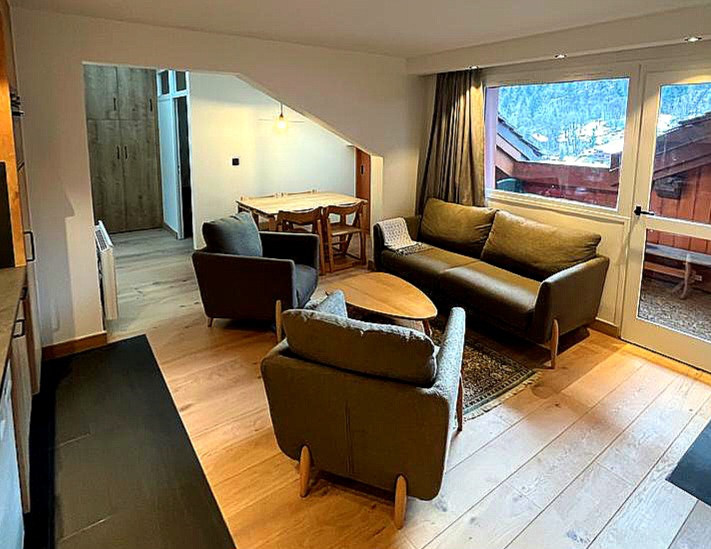 Méribel center, charming fully renovated apartment