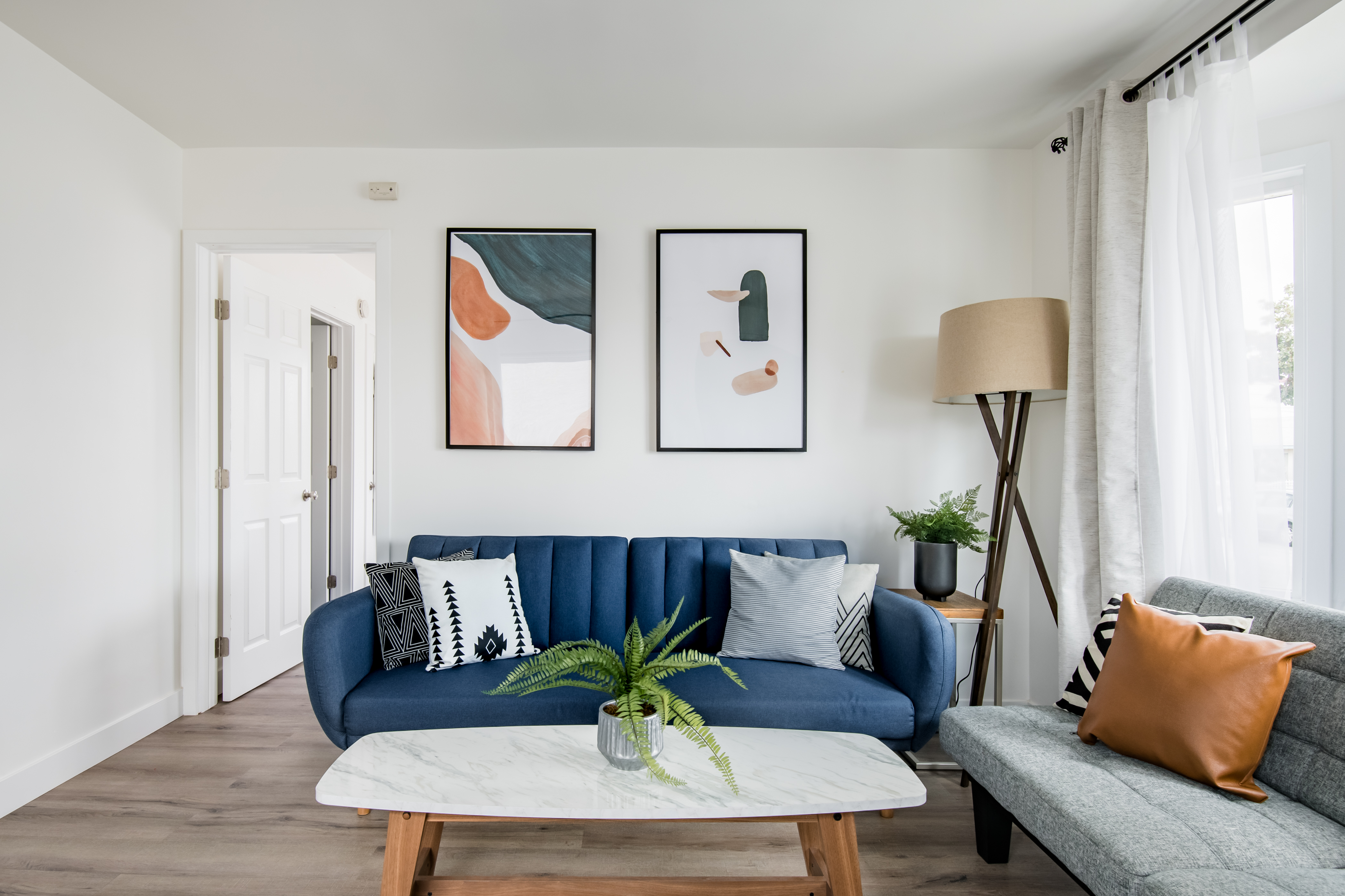 Gather Around the Mid Century Table at a Cozy, Bohemian Pad