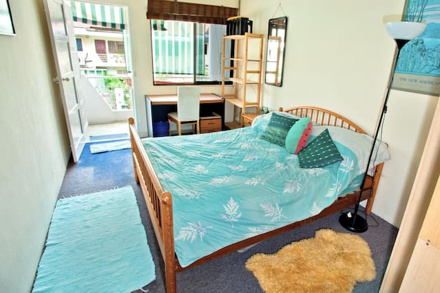 Room with a balcony