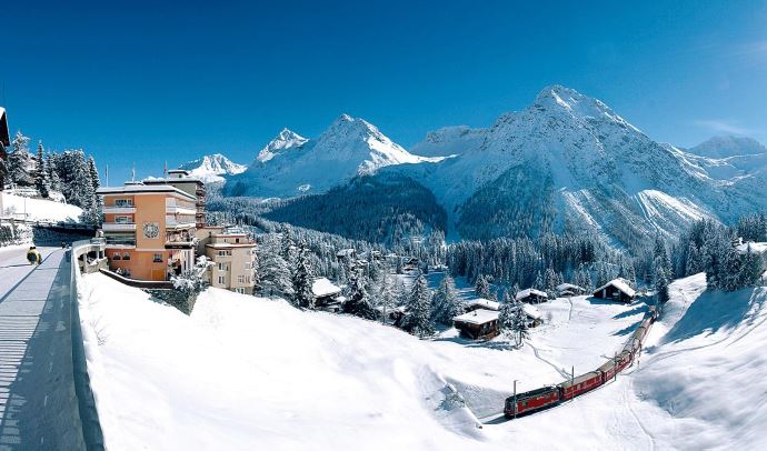 Lovely Appt. in center Arosa with stunning view!