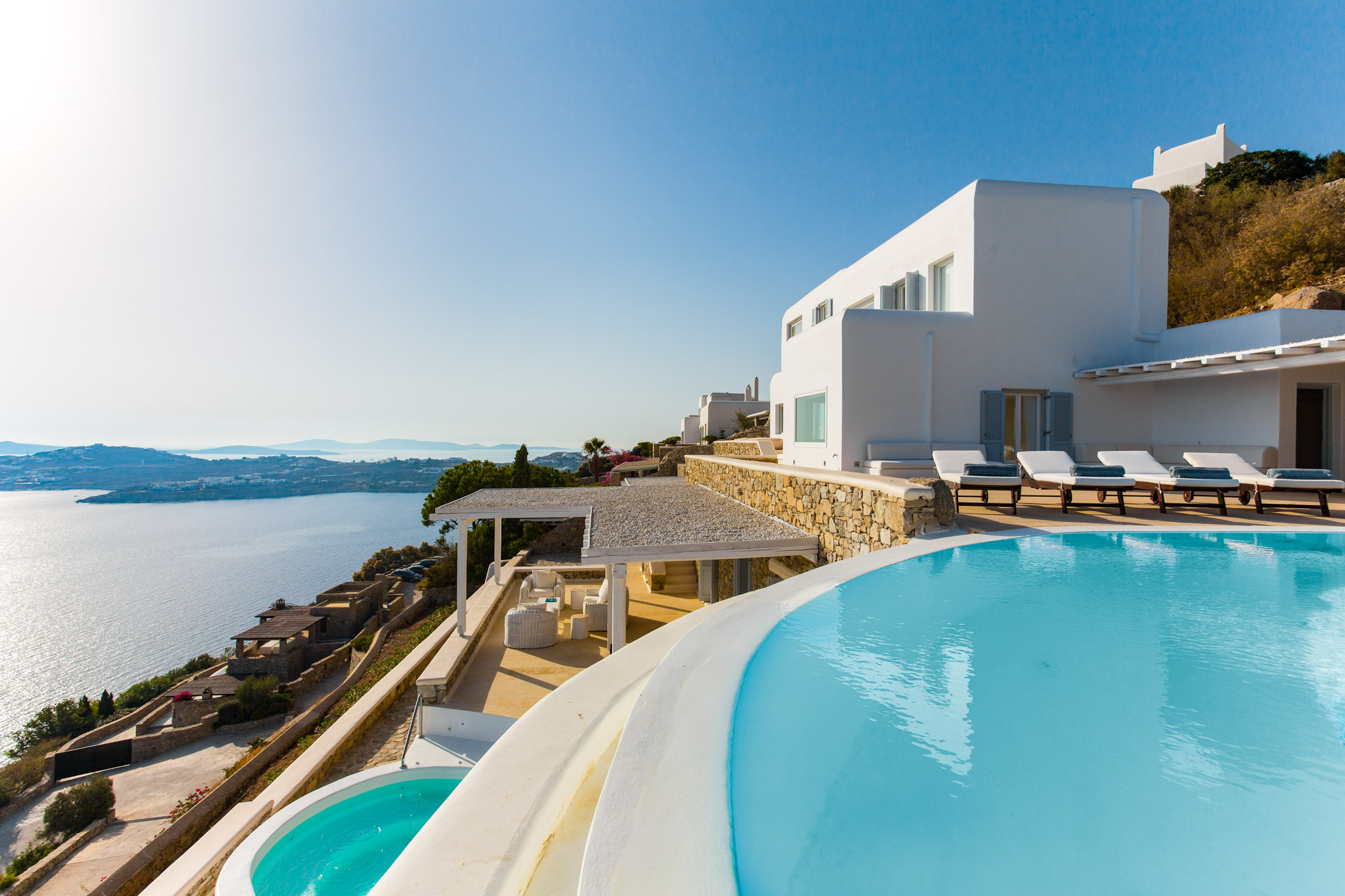 Carmina Villas  for Rent in Agios Lazaros Mykonos  Greece