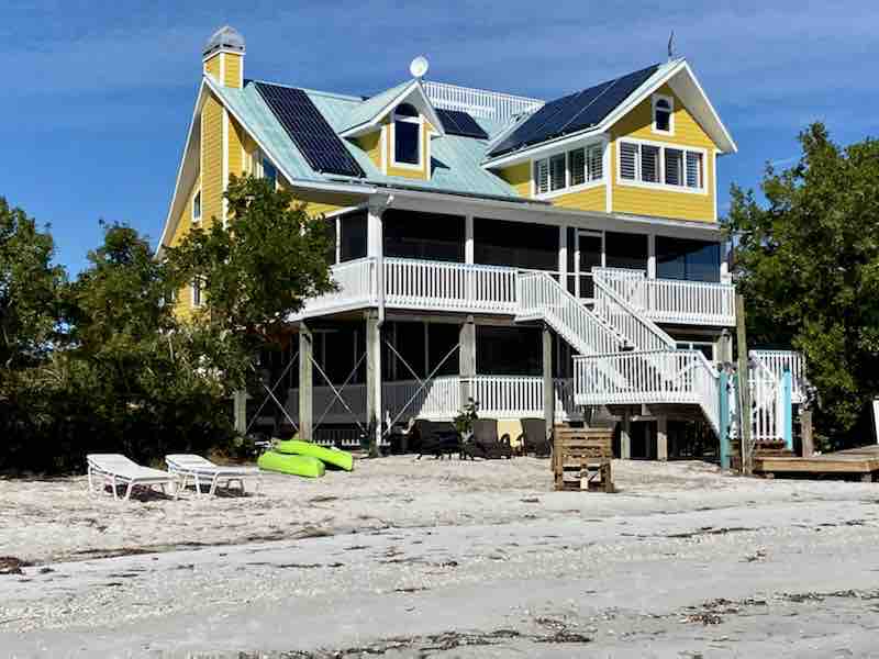 Old Florida Beach House, South End of Cayo Costa Houses for Rent in