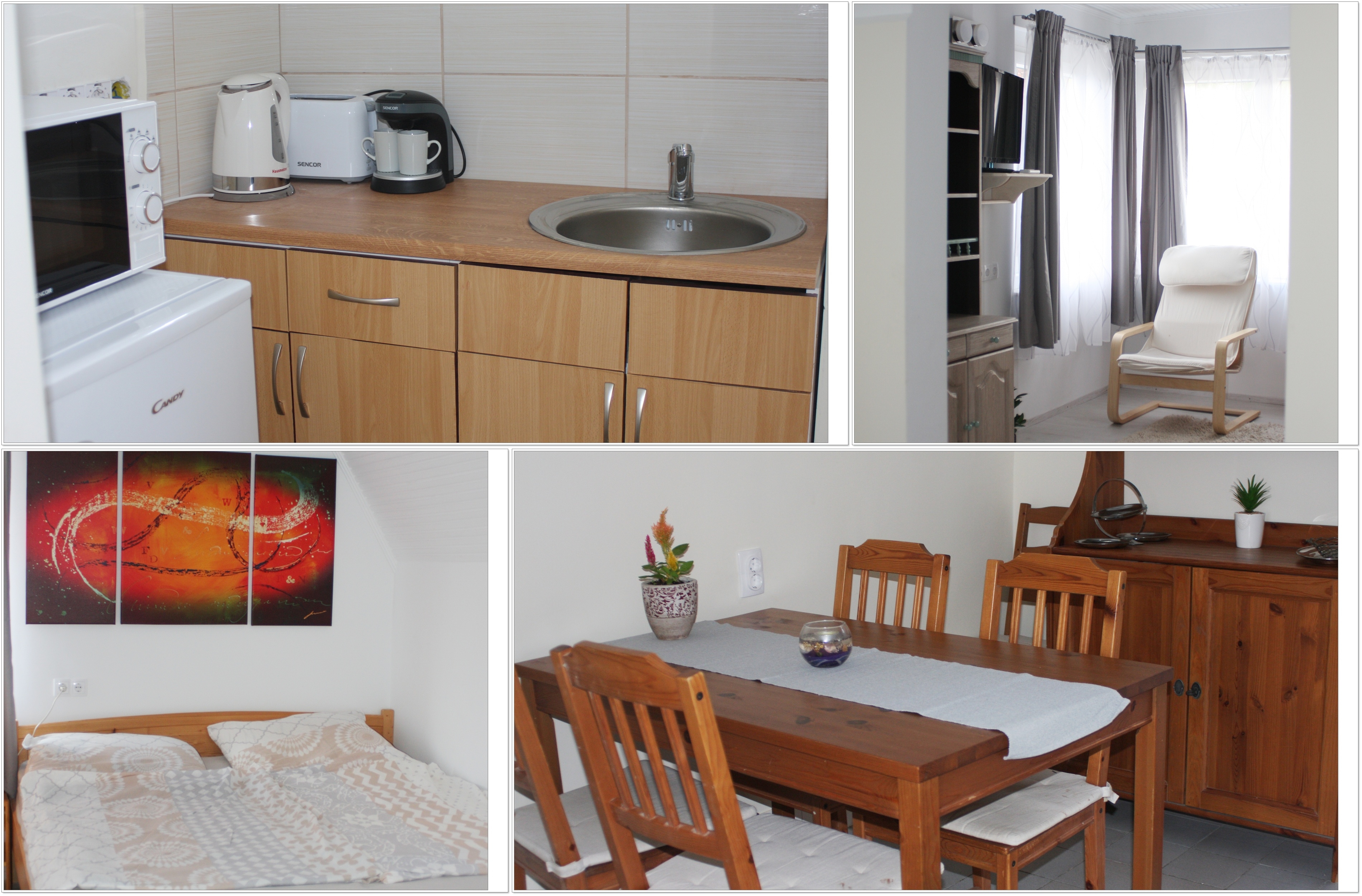 Apartment for 2+1 persons on the first floor overlooking Lake Balatonalmádi