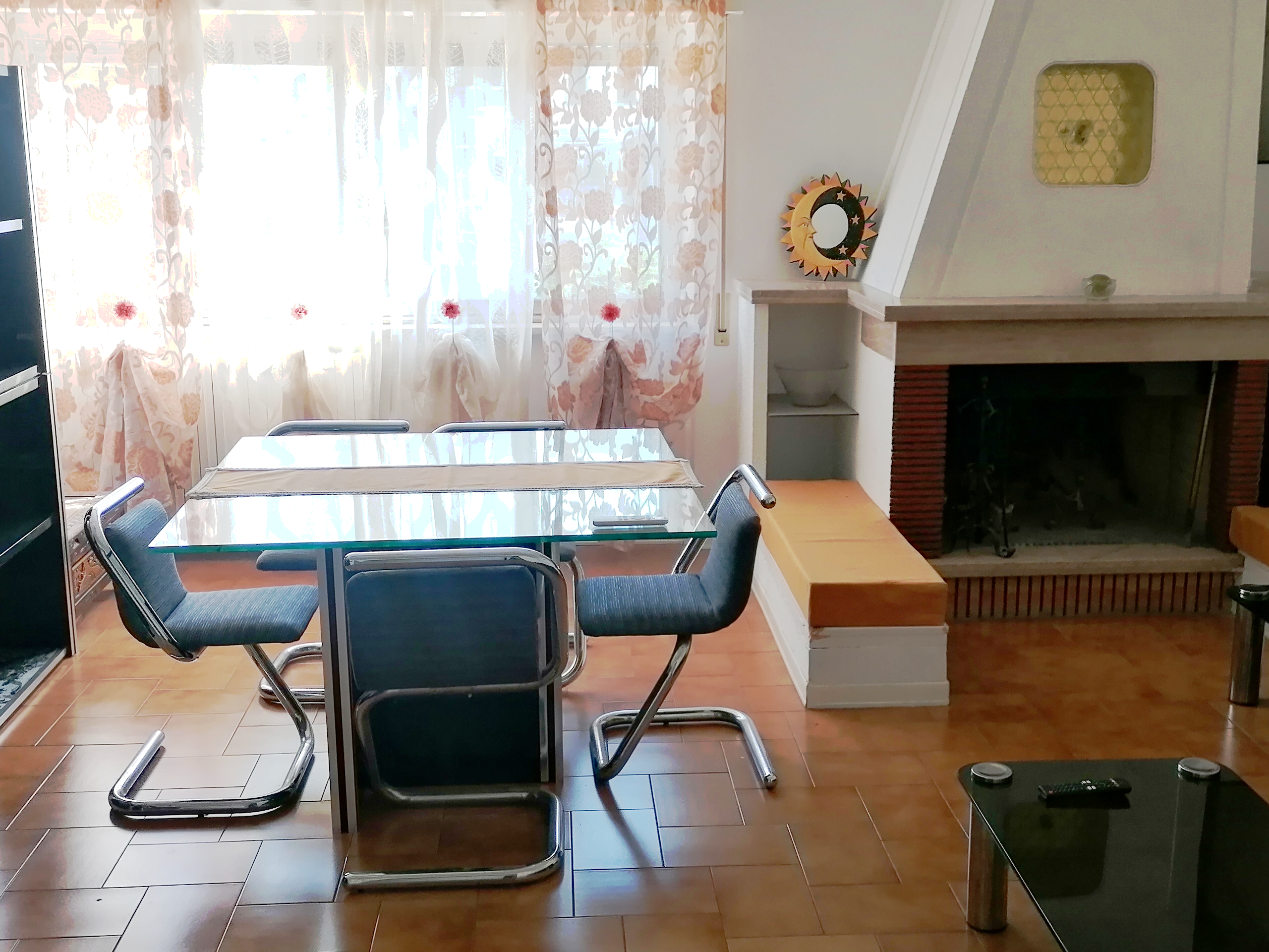 Holiday apartment Dama - attic with fireplace