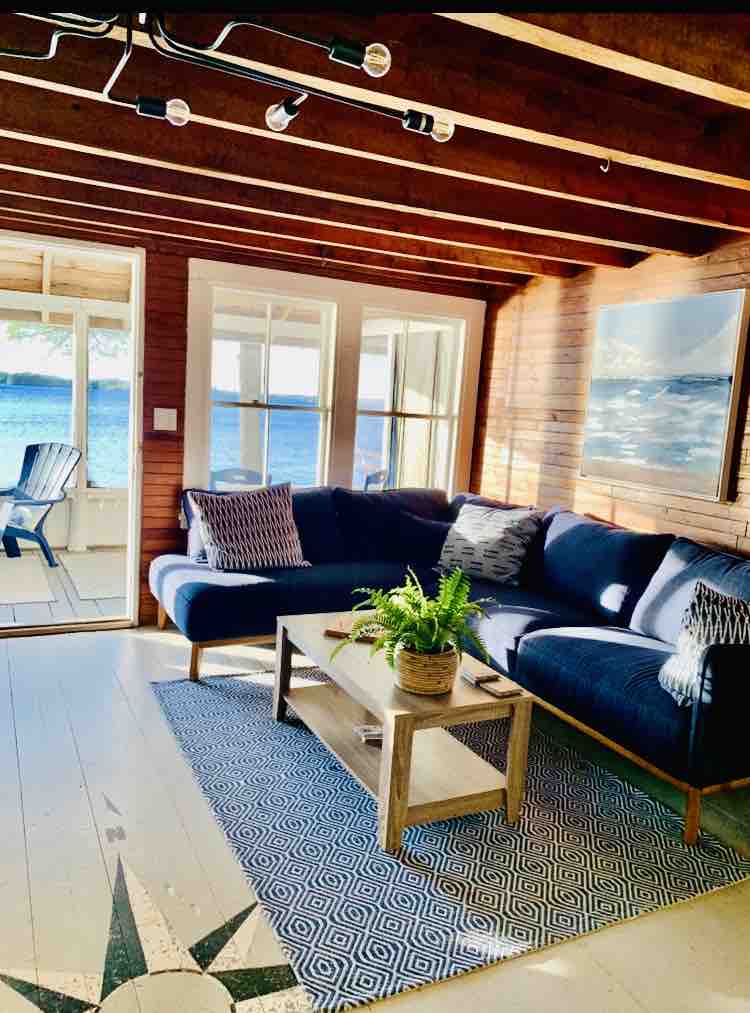 Orono, Maine Lakeside Cottage Stunning & Private! Cottages for Rent