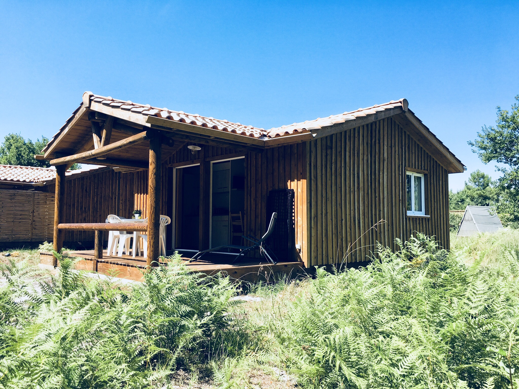 Quiet 2 bedroom chalet between Mimizan and Biscarrosse