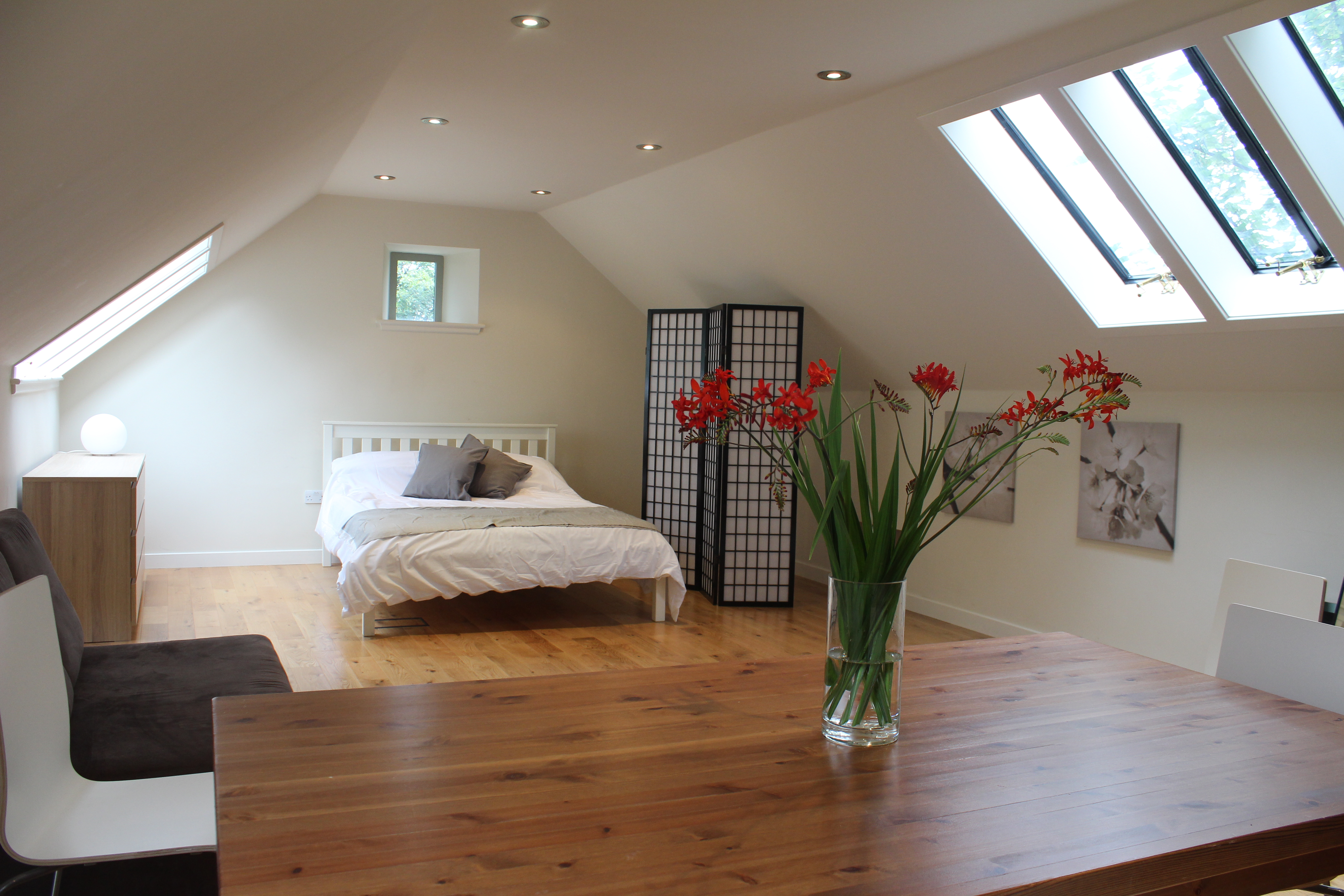 Modern conversion of historic stable.