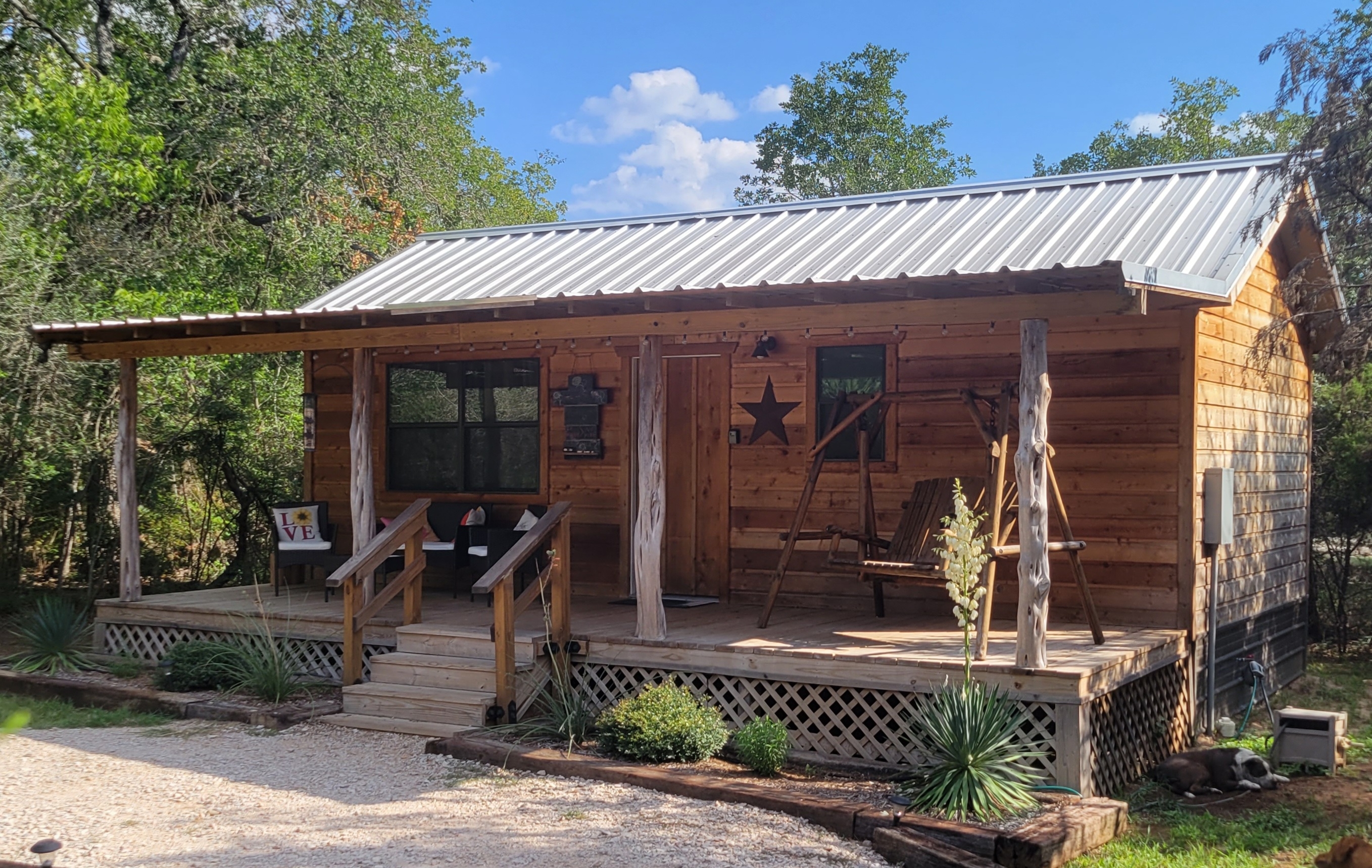 Haus Kabine Copper Star