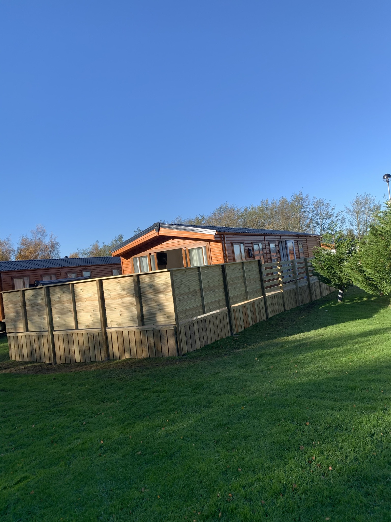 Canis Lodge, Northumberland with private hot tub