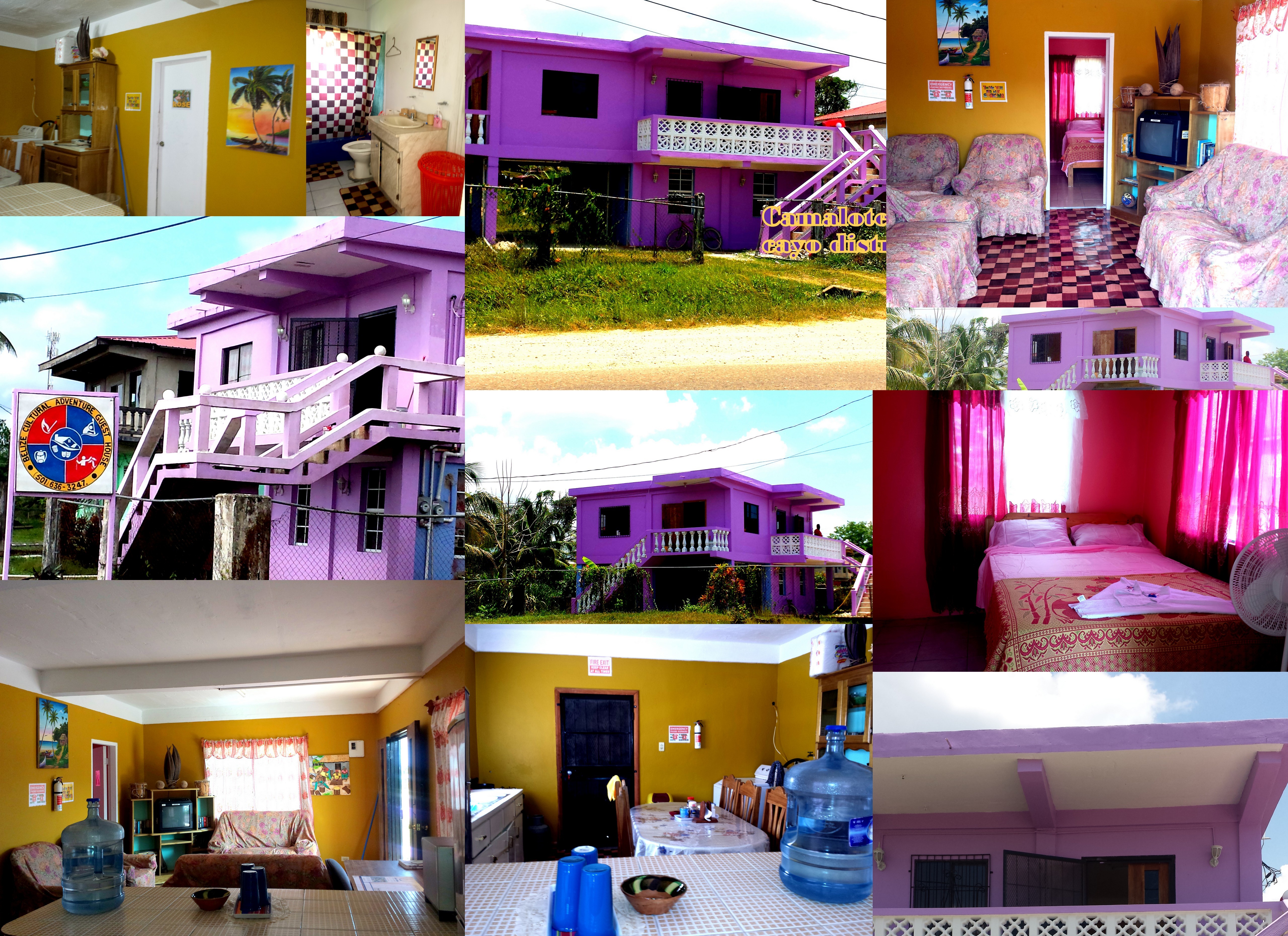 Belize Cultural Adventure Guesthouse - Rose Room in Cayo, Belize