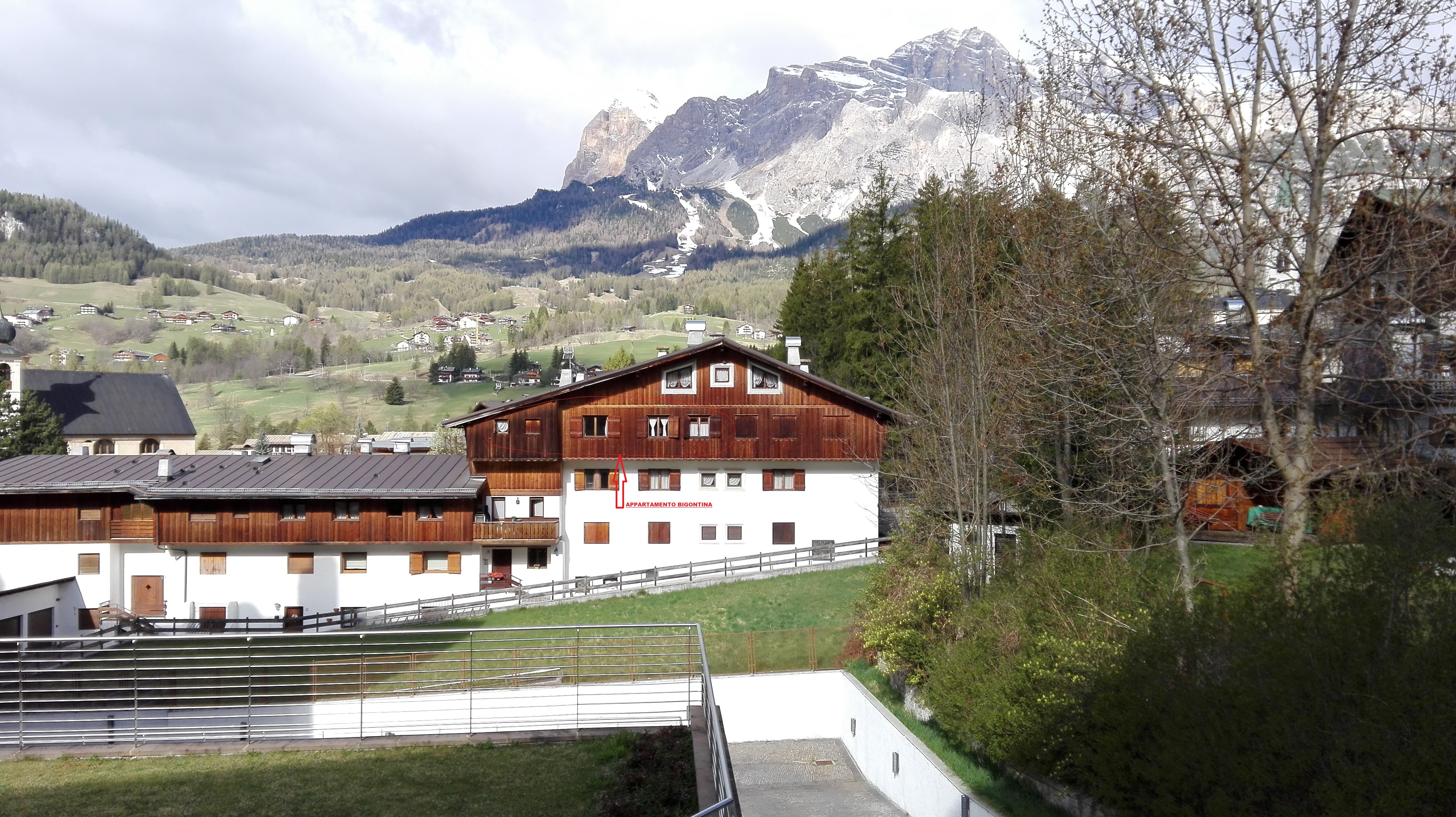 Entire accommodation in Cortina centro,with Faloria view