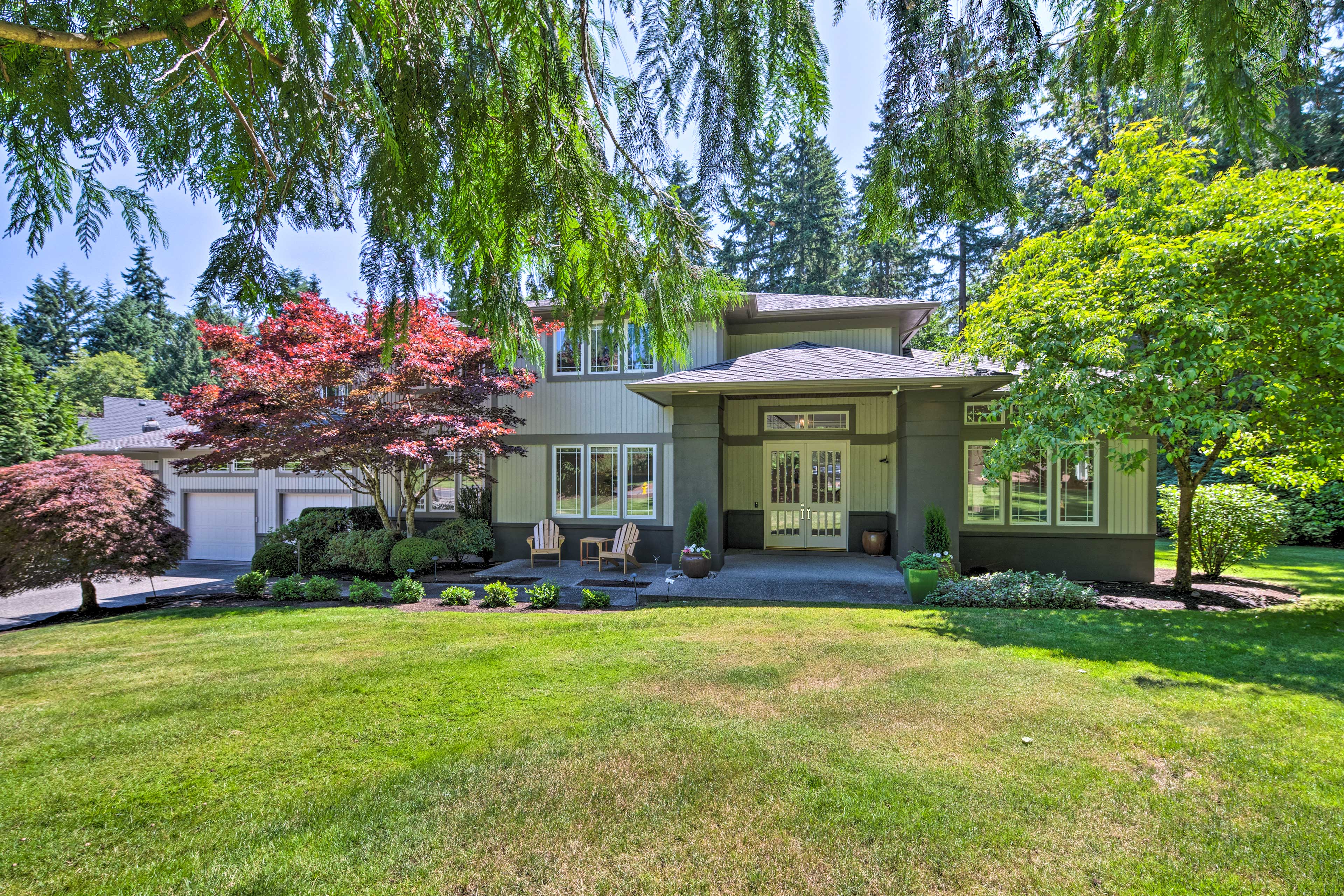 Seattle Home W Fire Pit Pvt Putting Green Houses For Rent In Woodinville Washington United States