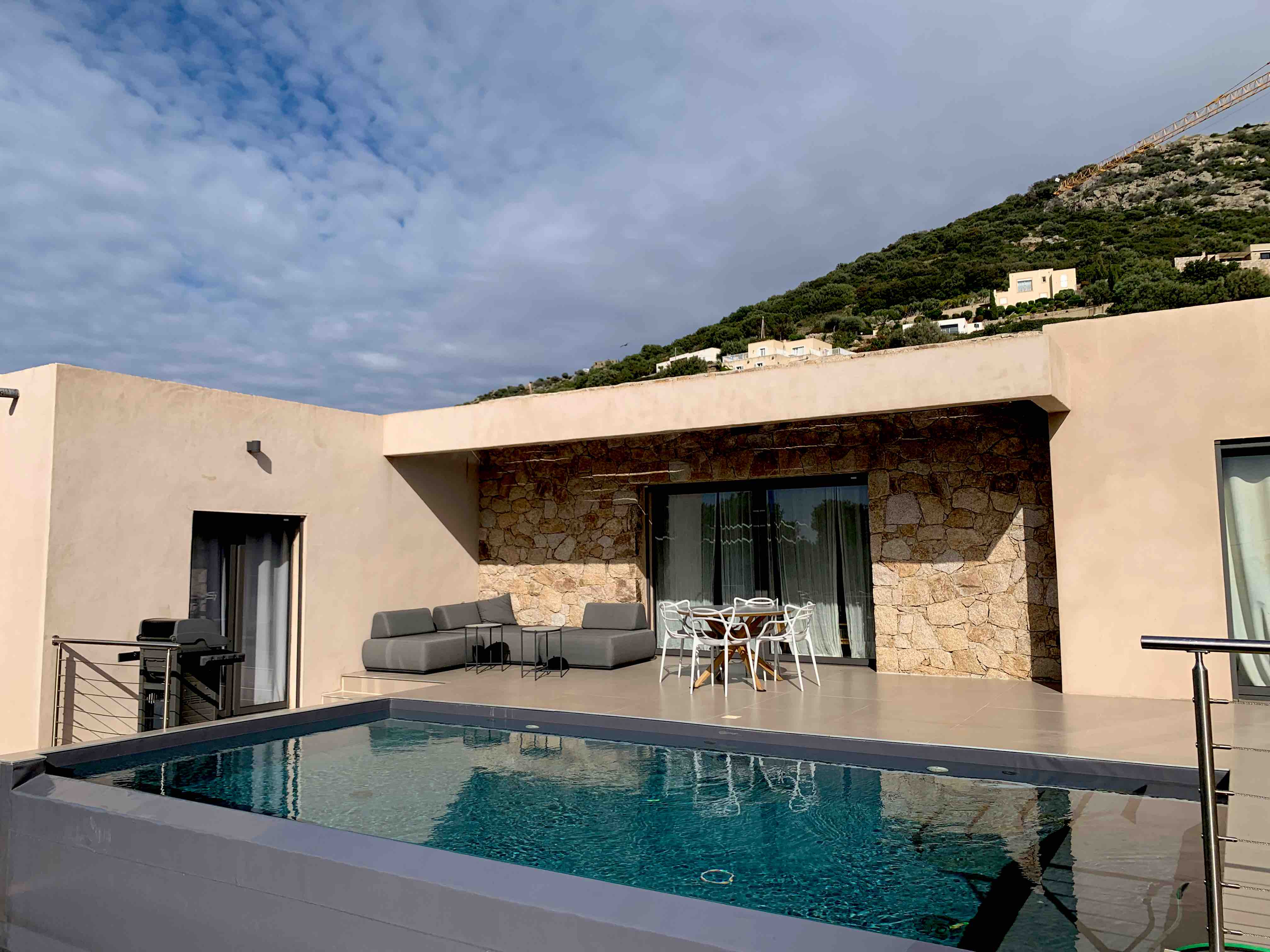 Beautiful villa with panoramic sea view