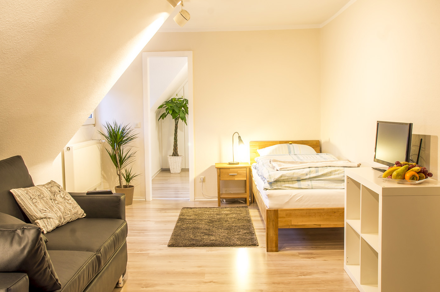 Cosy apartment for 1-2 people conveniently