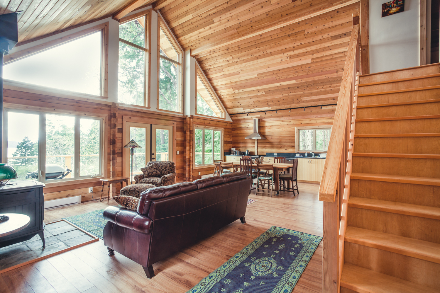 Galiano Island Red Roof Cabin Cabins for Rent in Galiano Island