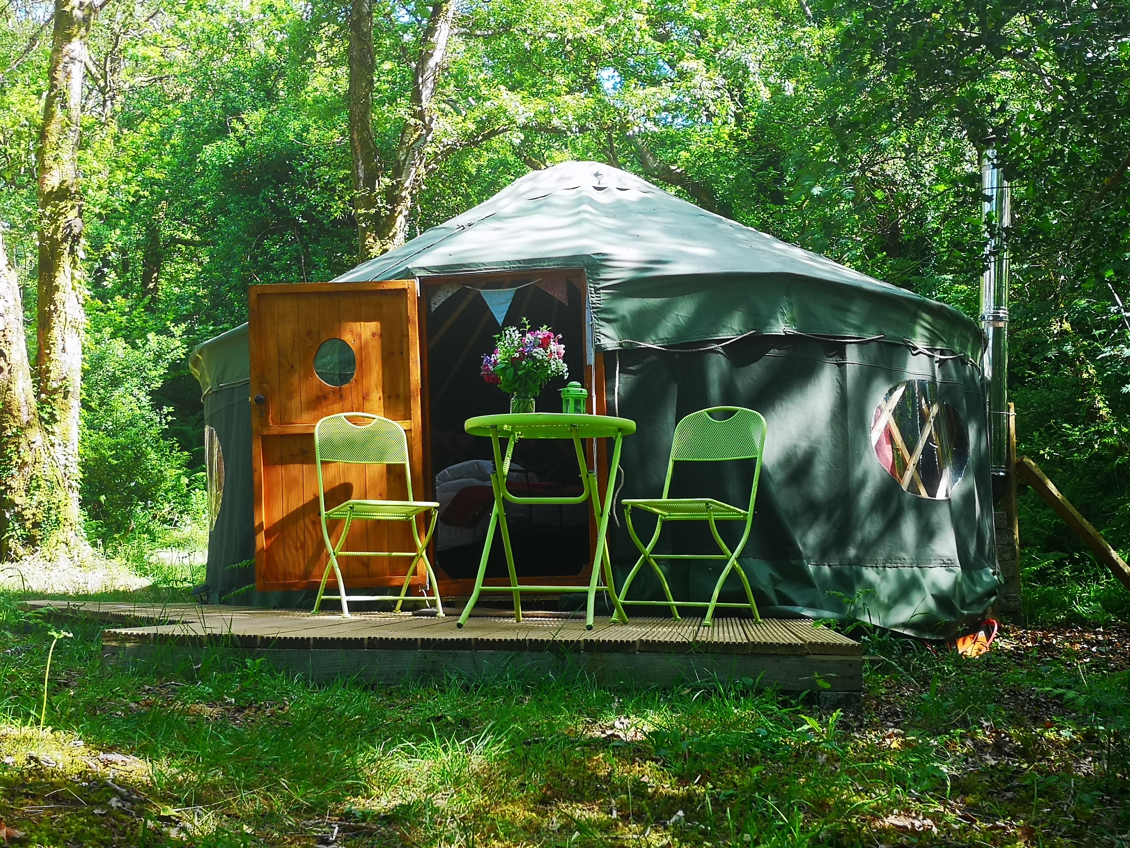 Hazelnut Yurt, private hot tub @ Killaha Holidays! - Tents for Rent in IE,  Ireland