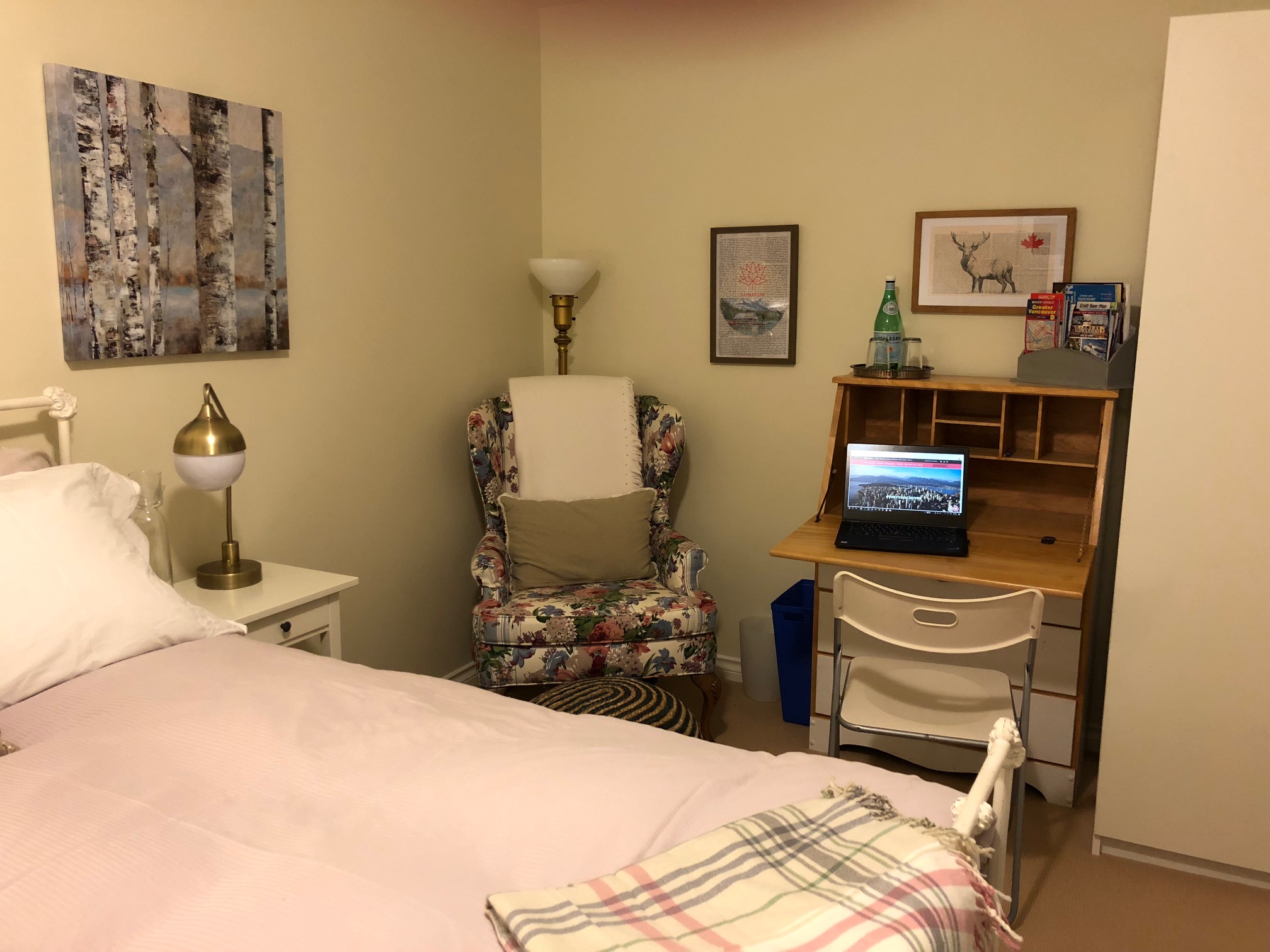 Private well appointed room