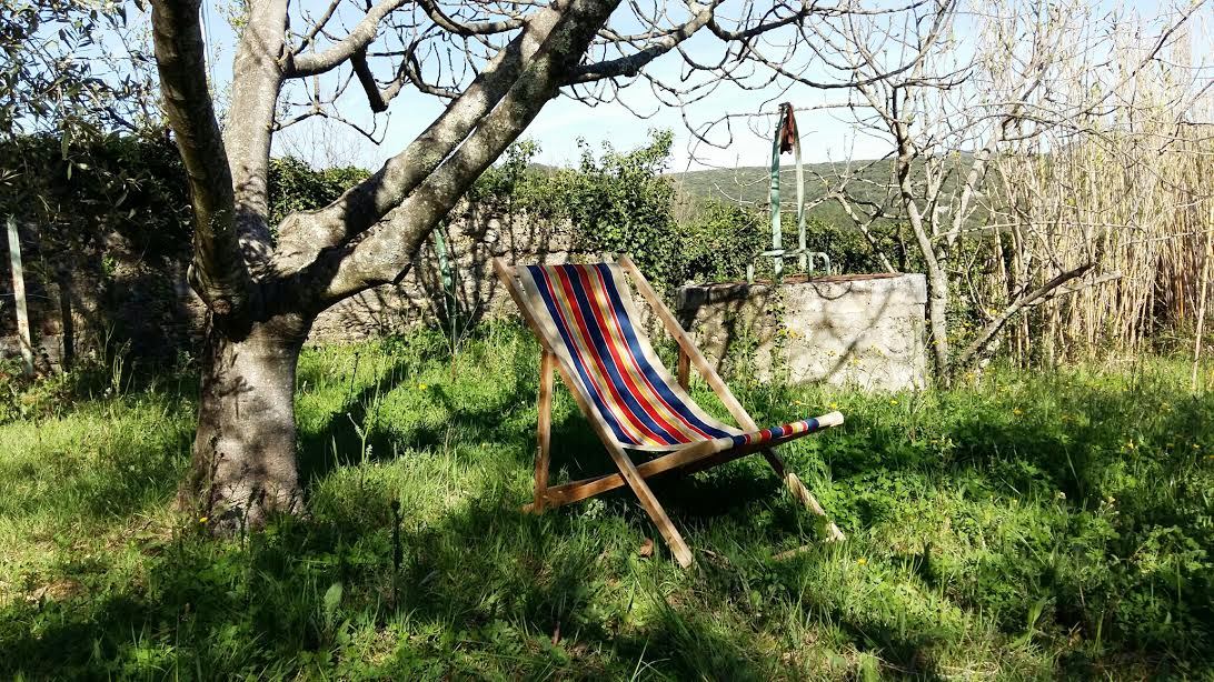 Small house on  wooded grounds near Vallon