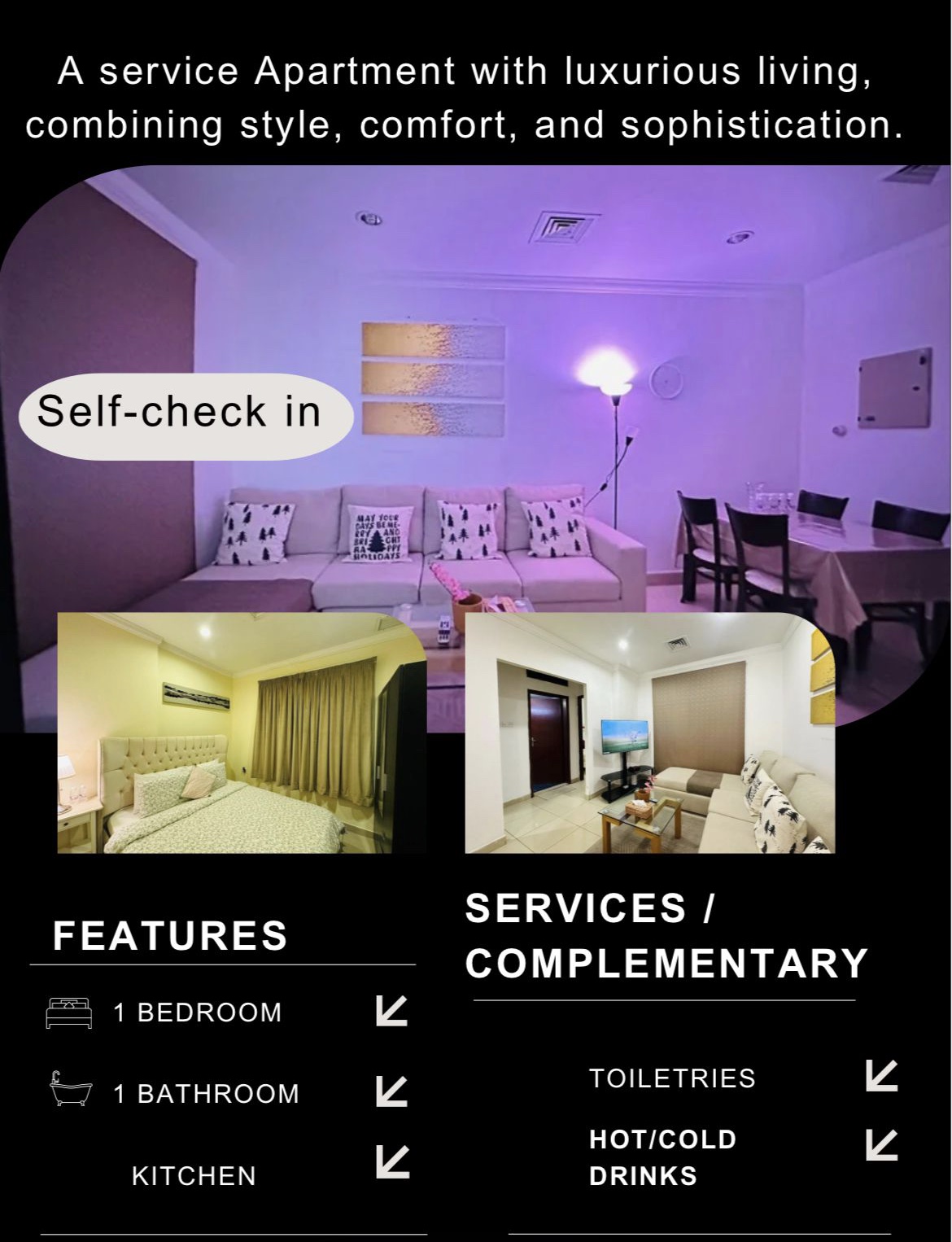 RYK Apartment In the Central of Salmiya,5G+Netflix