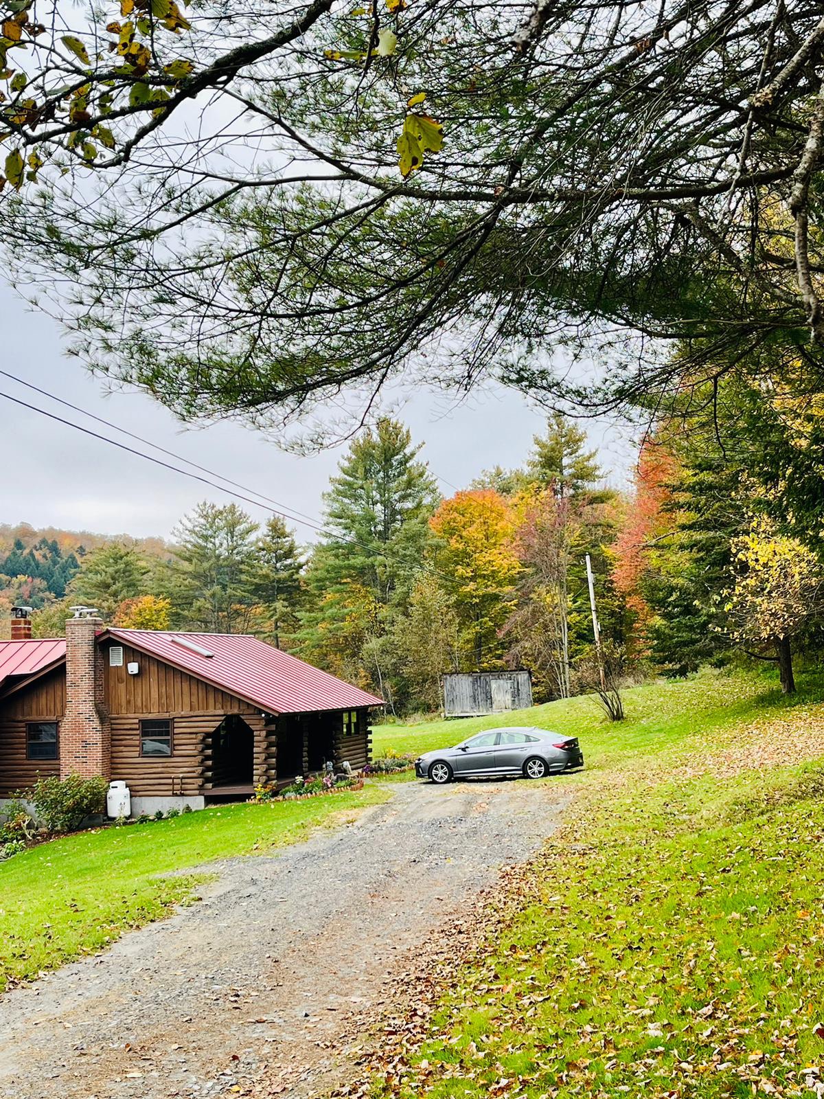 Rustic Vermont Log Cabin