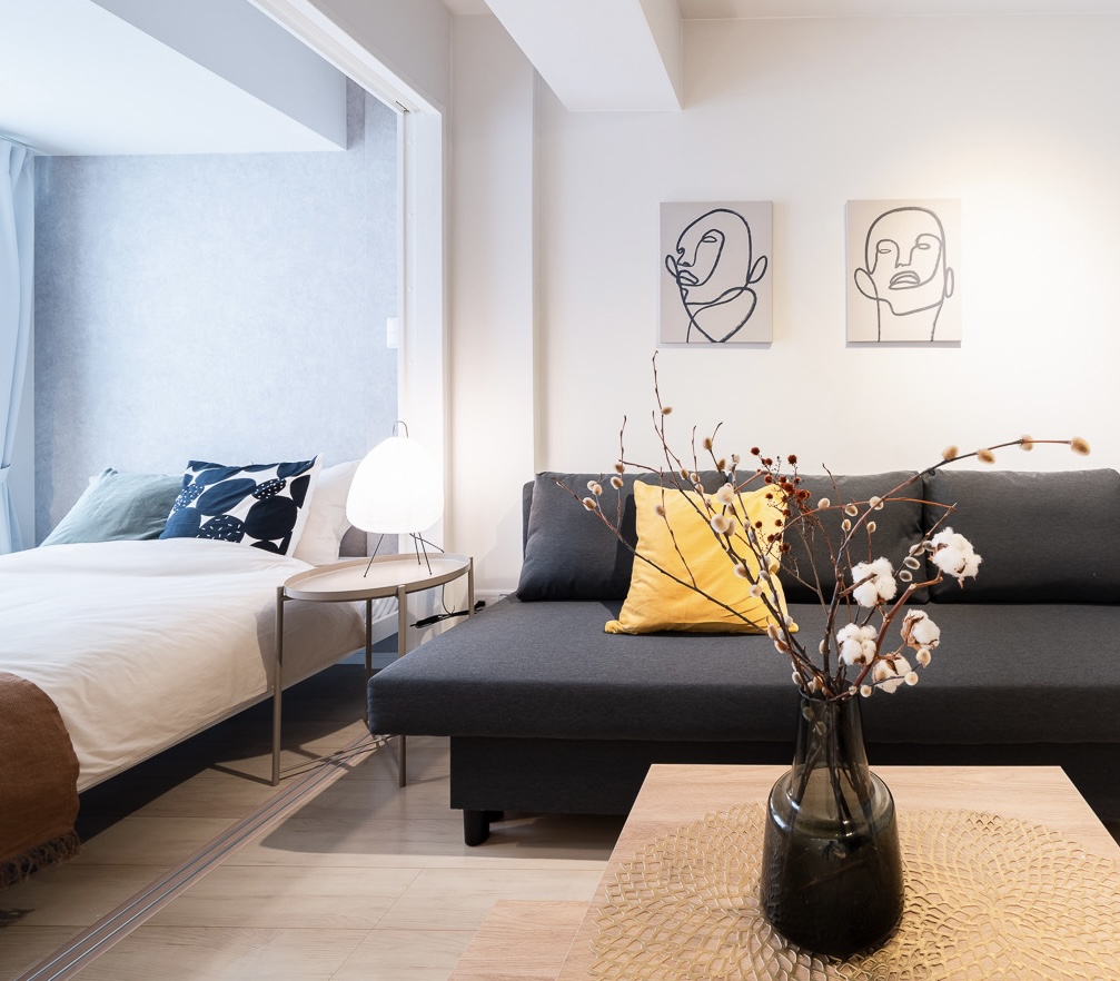 New hotel｜Direct to NRT/HND｜7min to st/Quie/clean