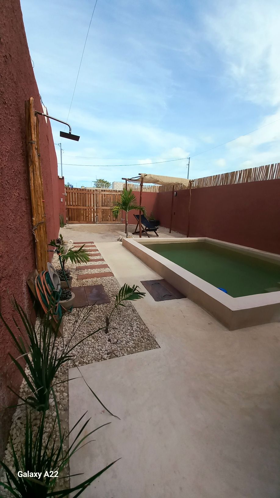 House with a private pool.