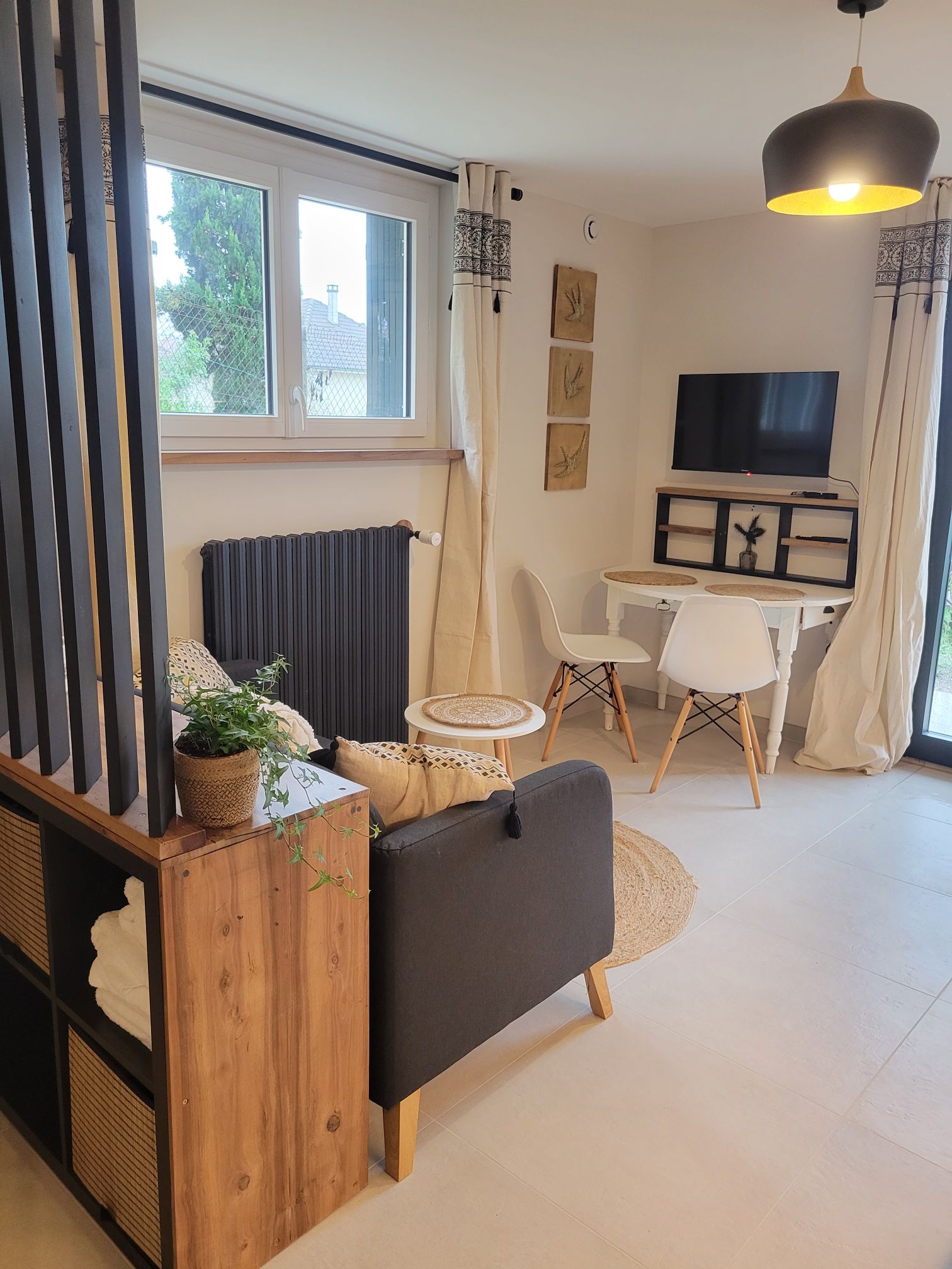 Studio on the garden floor
