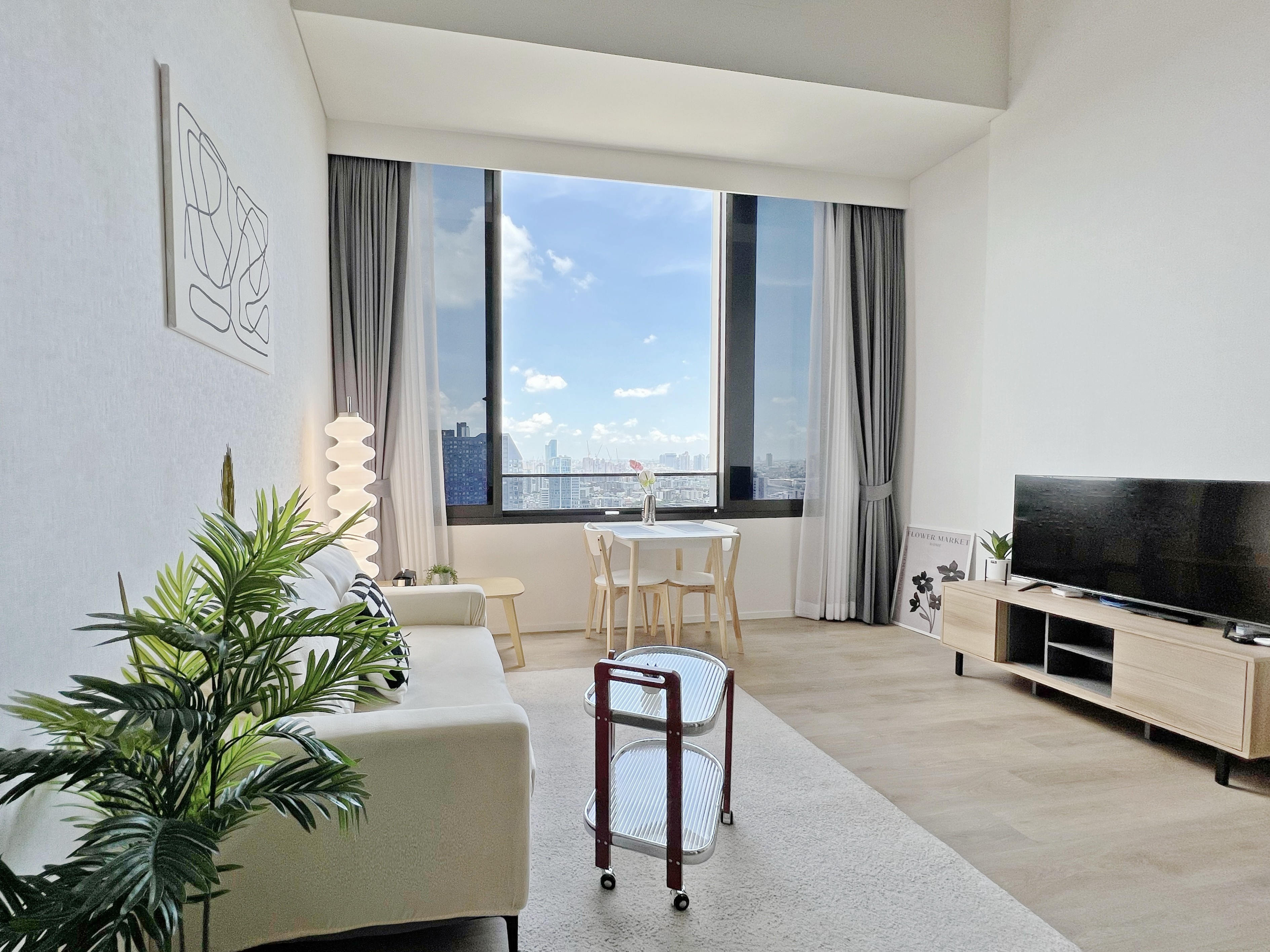 Sukhumvit 1BR·500m to OnNut BTS·Rooftop Bar/Garden