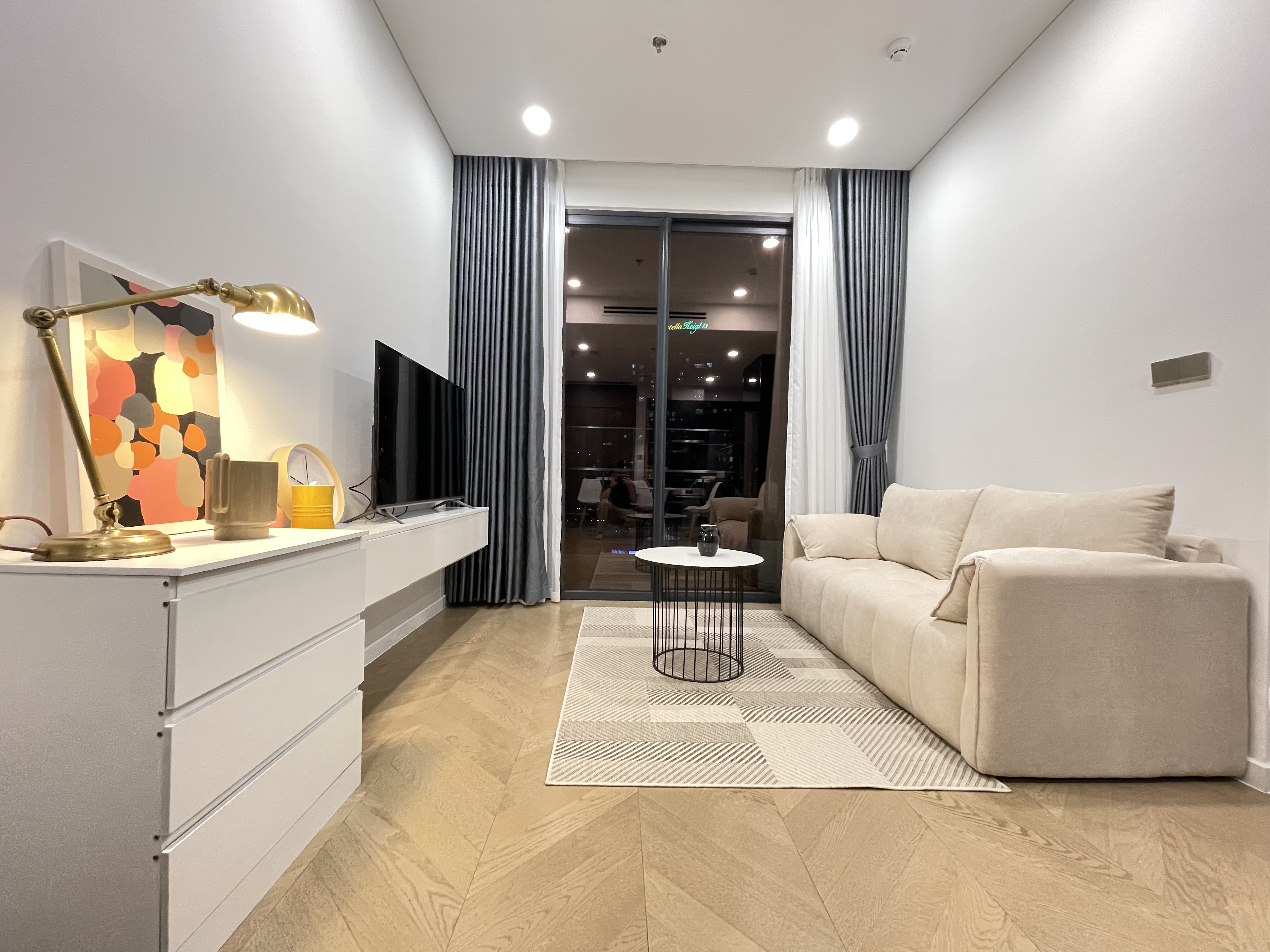 Lumiere 2BR Apartment West Tower Warm Furniture