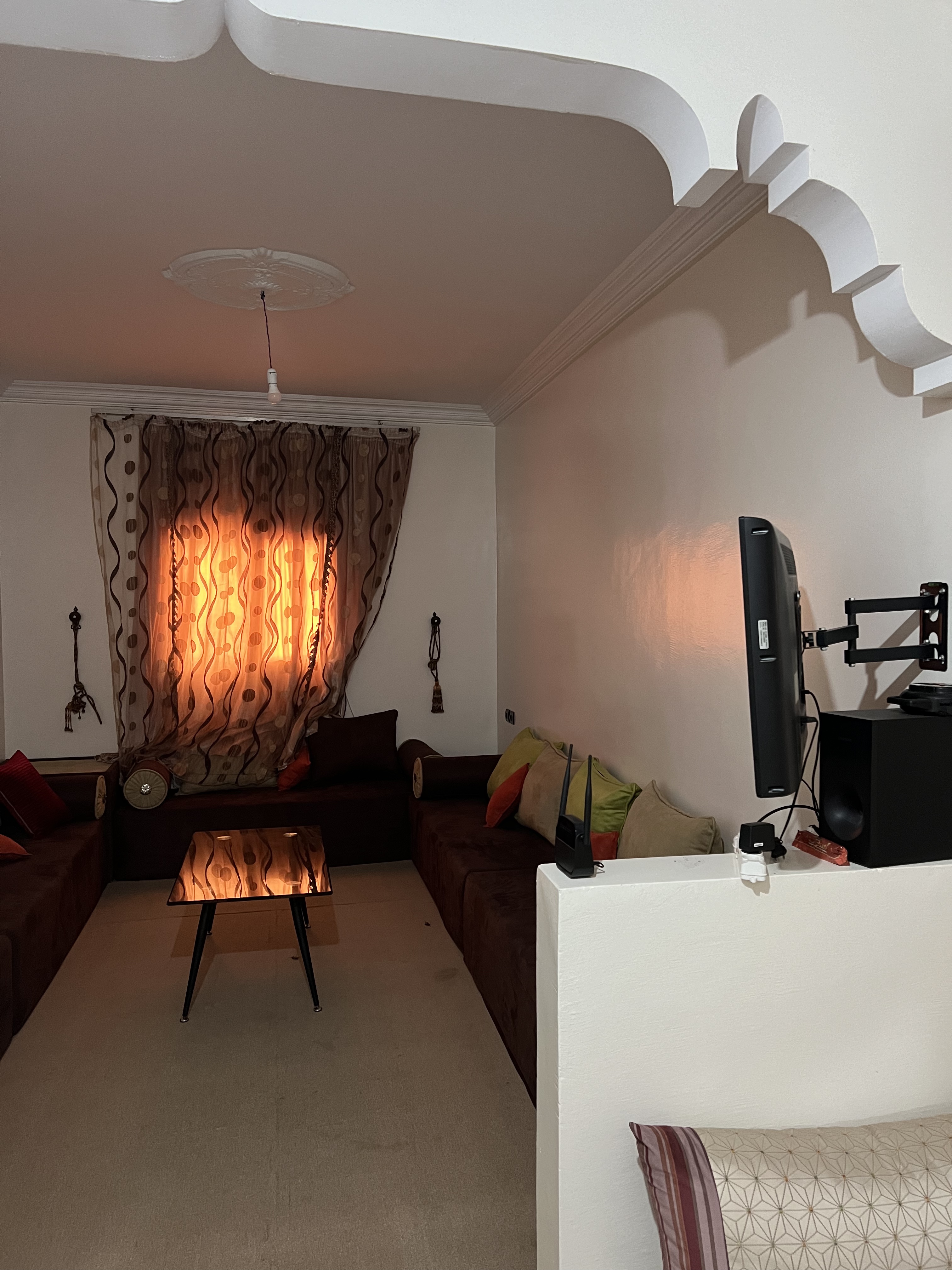 Well-equipped apartment.