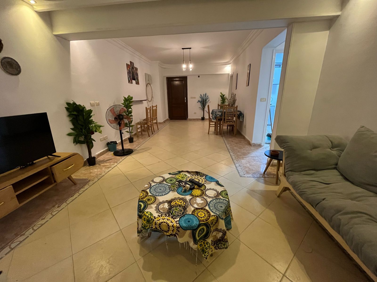 Apartment sees Egyptian museum & nile side view