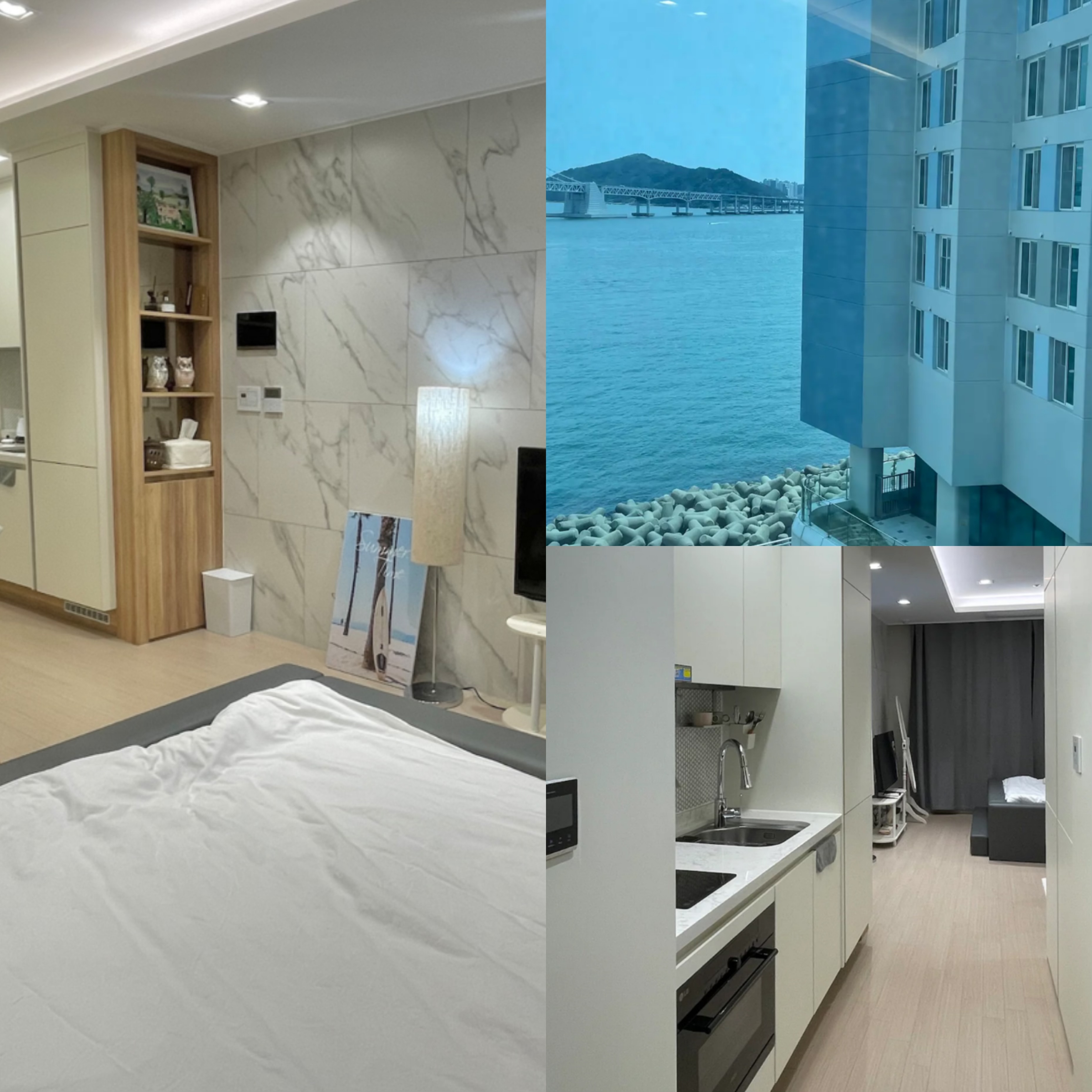 # Superhost # Free parking # New # Friendly host # Discount for consecutive nights # Half Gwangan Bridge # Yunseul # Cleanliness certification # Hotel bedding