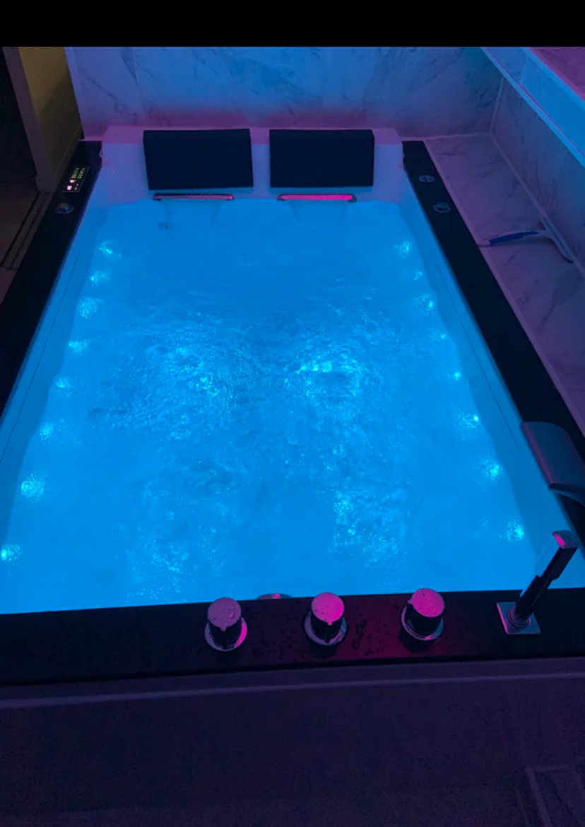 very quiet hot tub home