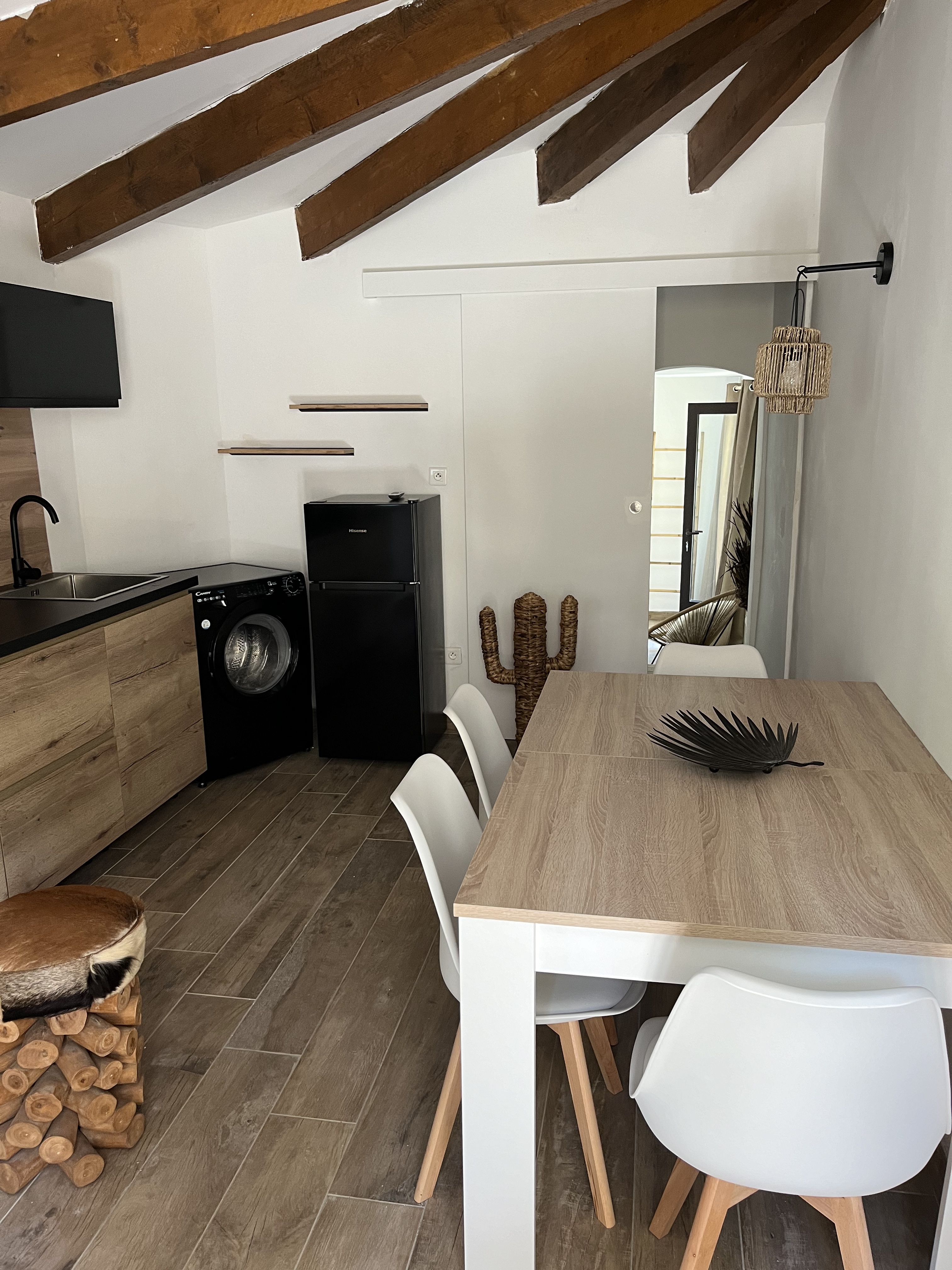 Apartment on the ground floor of a villa
