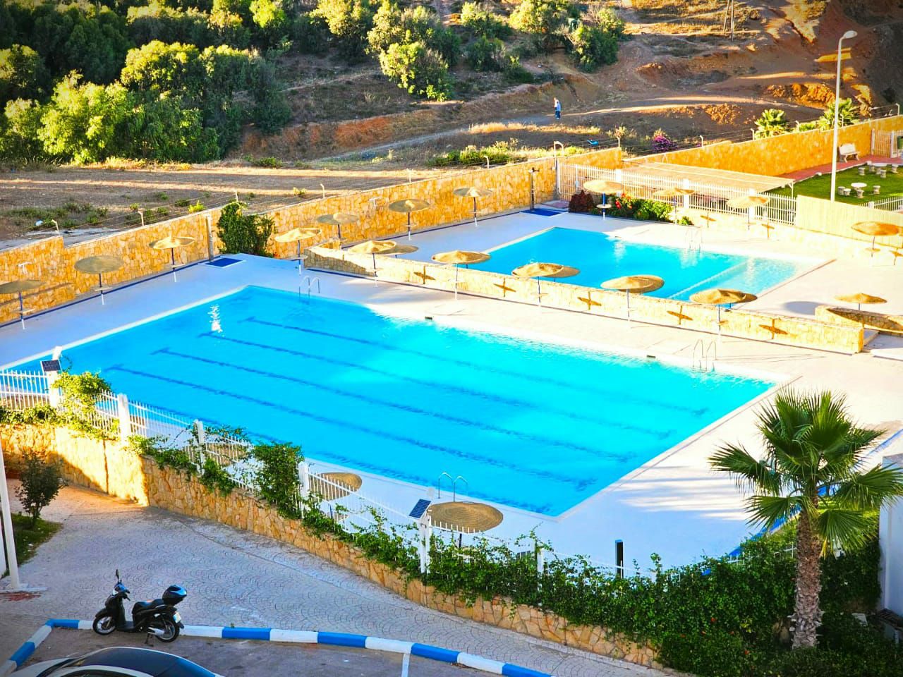cute apartment beautiful sea view Sebta and pools